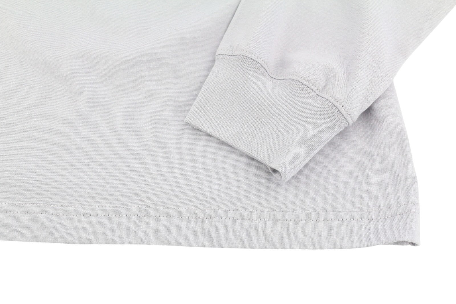 DIESEL T-Relong-C.C Women T-Shirt S Grey Oversized Crew Neck Long Sleeve RRP€100