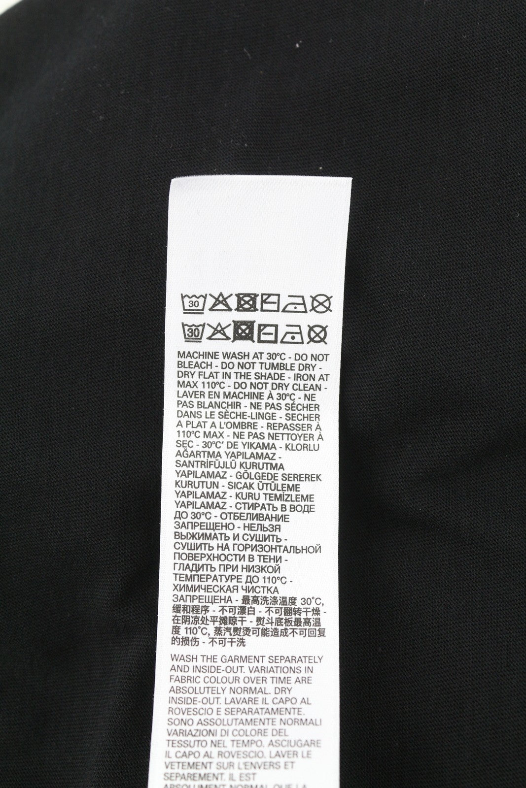 DIESEL T-Diegos-LS-K24 Men T-Shirt L Black Long Sleeve Crew Neck Cotton RRP€80