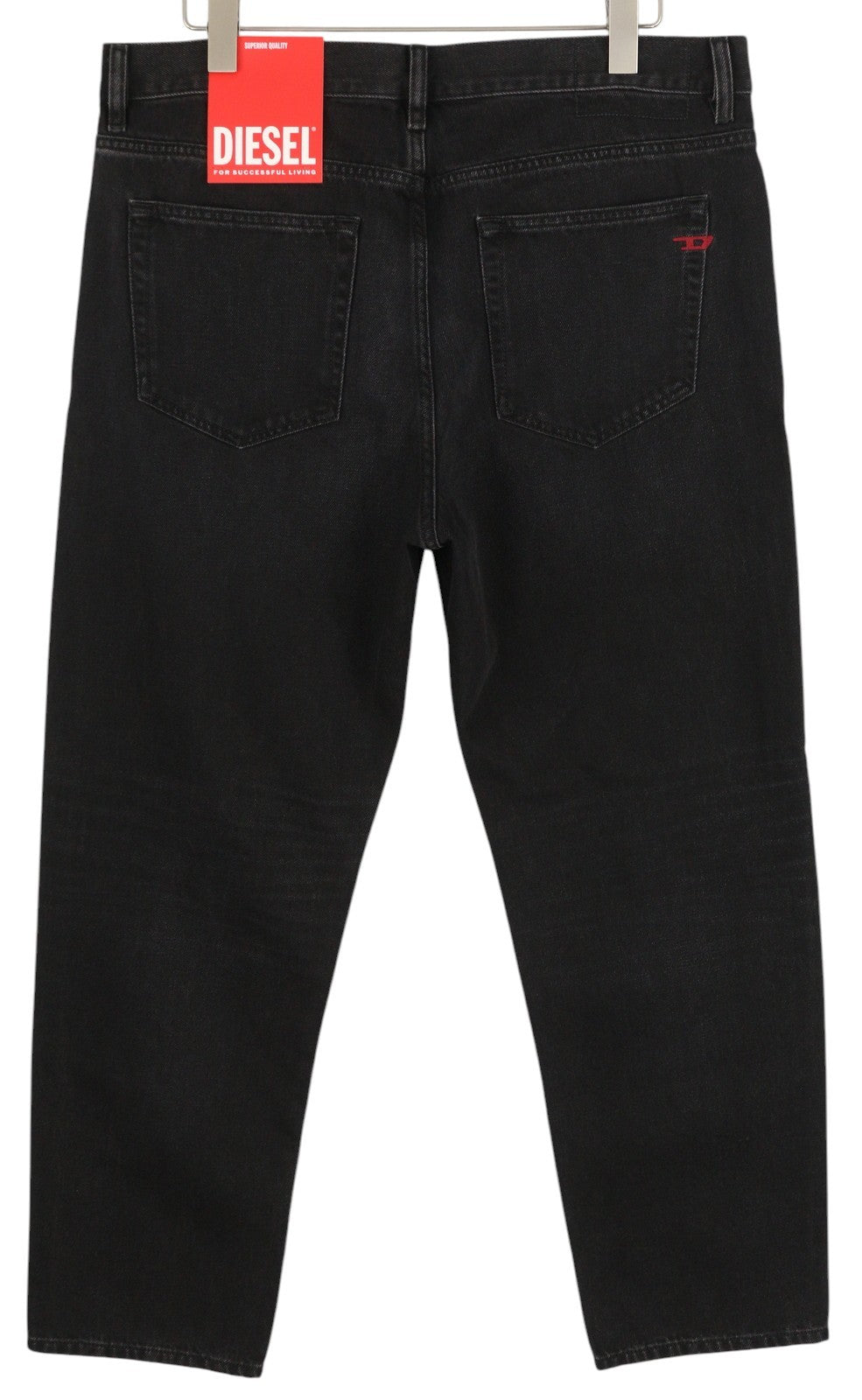 DIESEL 2020 D-Viker 09B88 Men Jeans W32/L32 Regular Fit Straight Black RRP€175