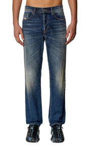 DIESEL 2023 D-Finitive 09H43 Men Jeans W34/L32 Regular Tapered Leg Blue RRP€225