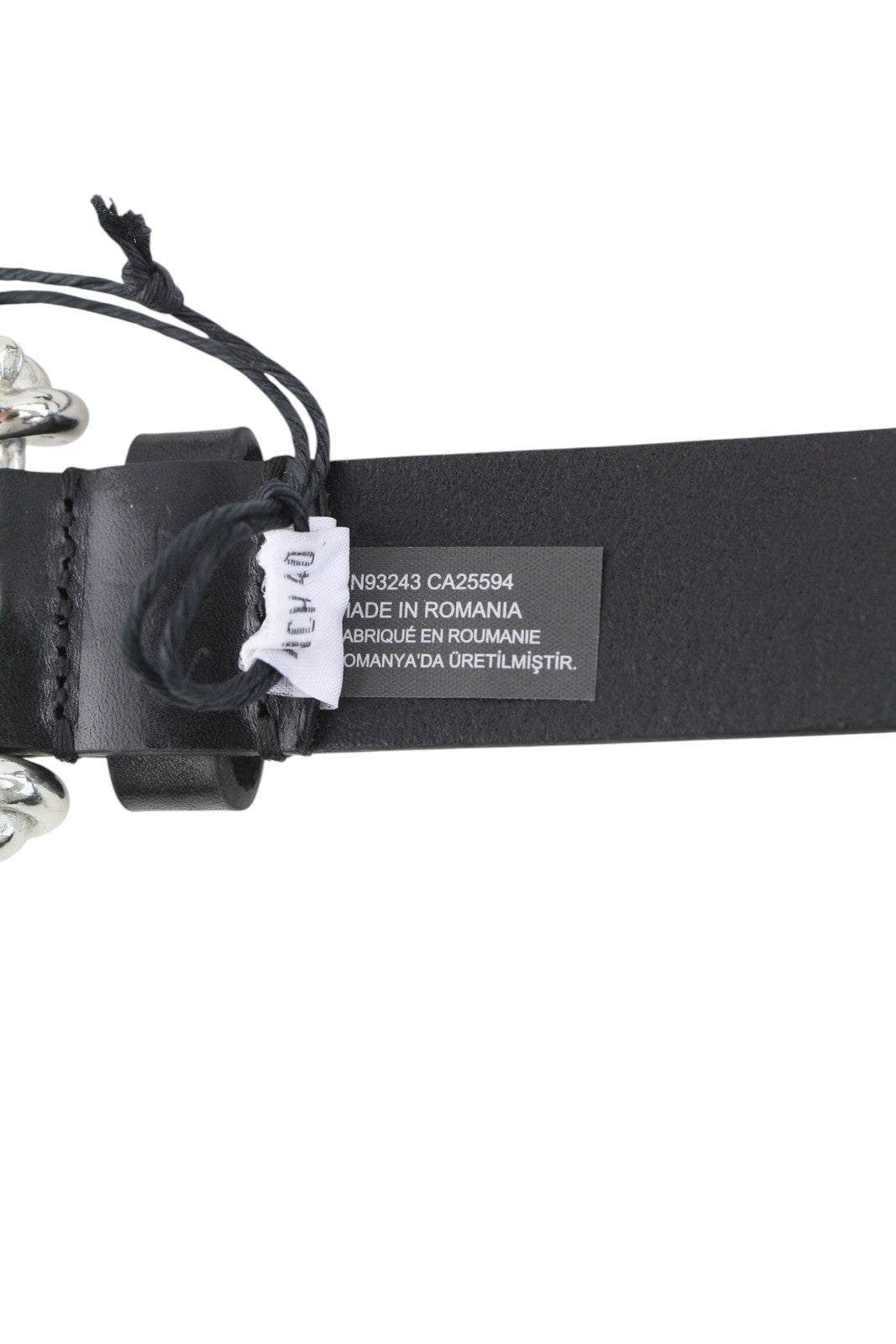 DIESEL B-Pirsin Men Belt 100 CM Black Leather Buckle Closure Leather Casual Logo