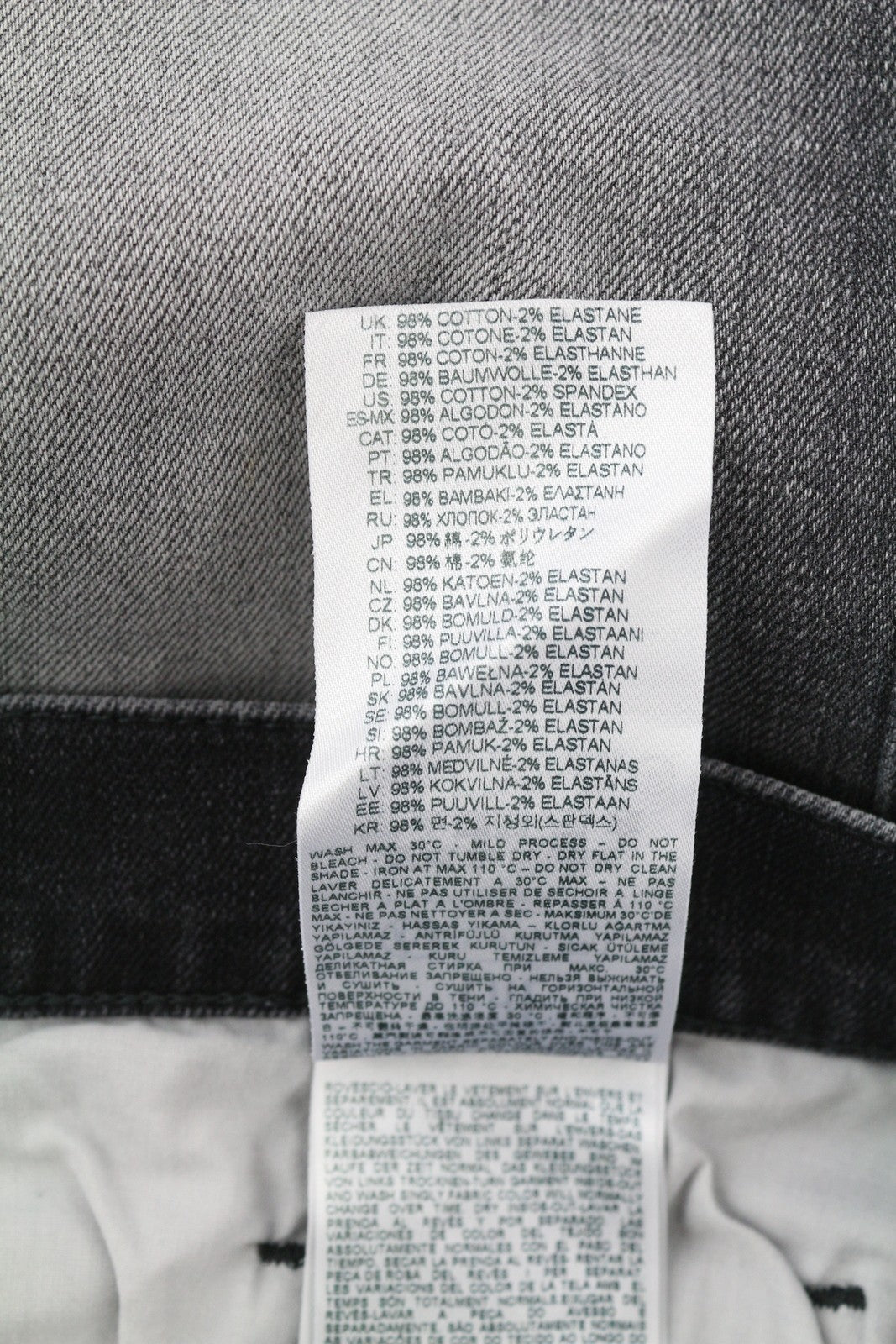 DIESEL 2020 D-Viker R9K28 Men Jeans W36/L30 Washed Black Straight Fit RRP€250