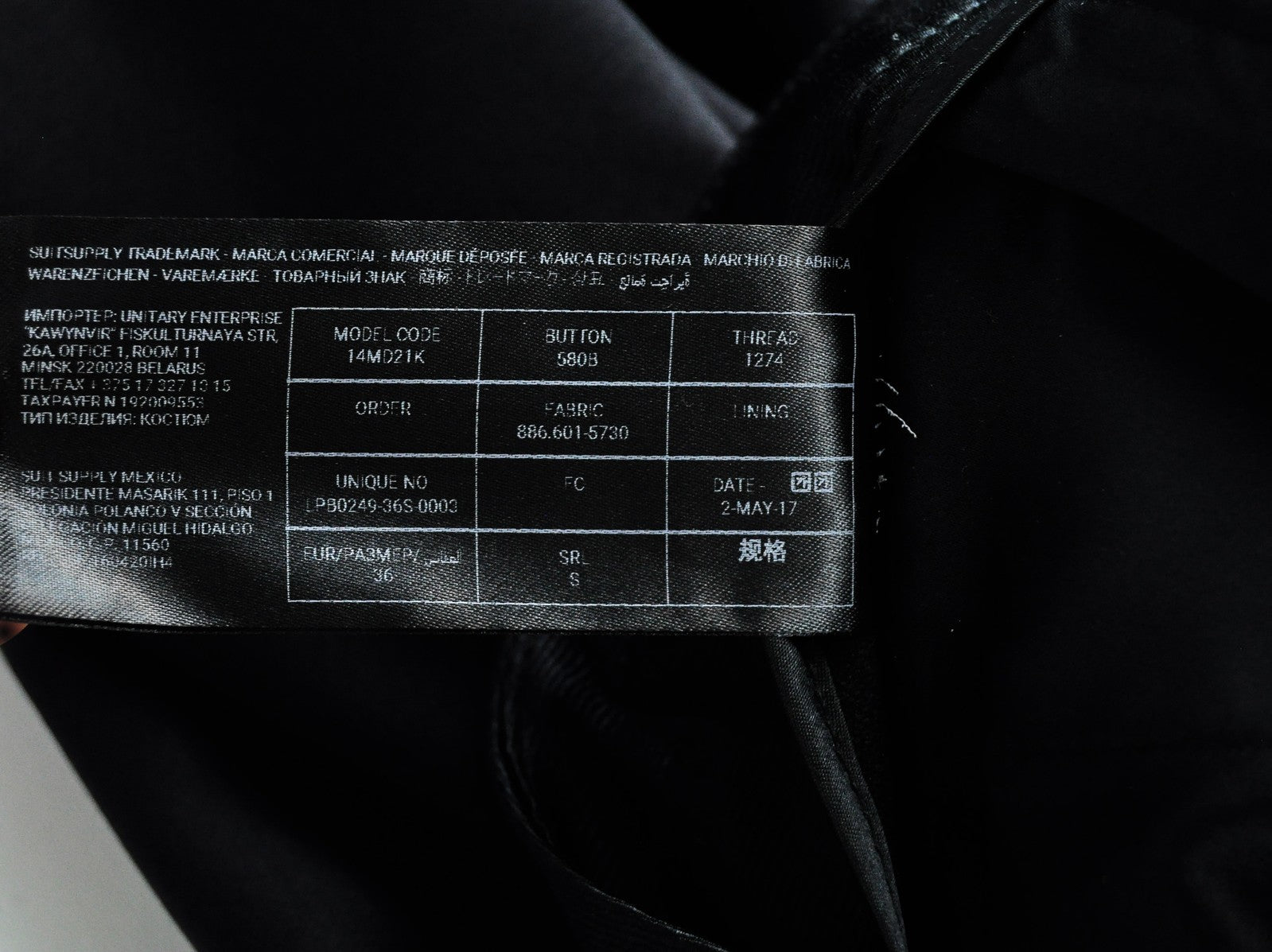 SUISTUDIO Robin Tux Women's Trousers UK10S Black Classic Wool Pleated Lined