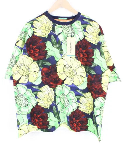 SCOTCH & SODA Men's ~3XL Short Sleeve Sweatshirt Floral Oversize Cotton Top