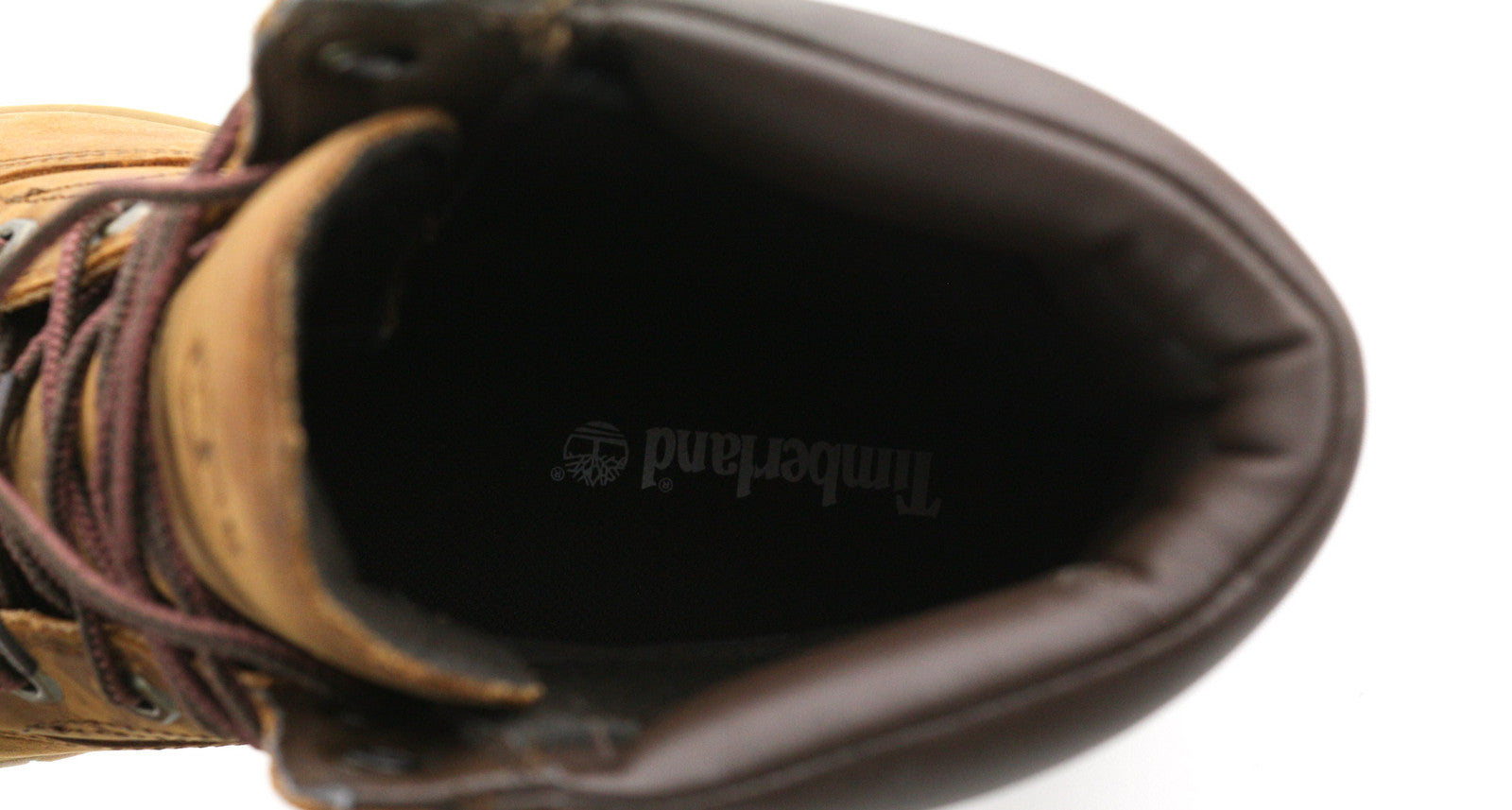 TIMBERLAND A1H8Q Men Boots EU41.5/42 Brown Leather Ankle Top Logo Waterproof