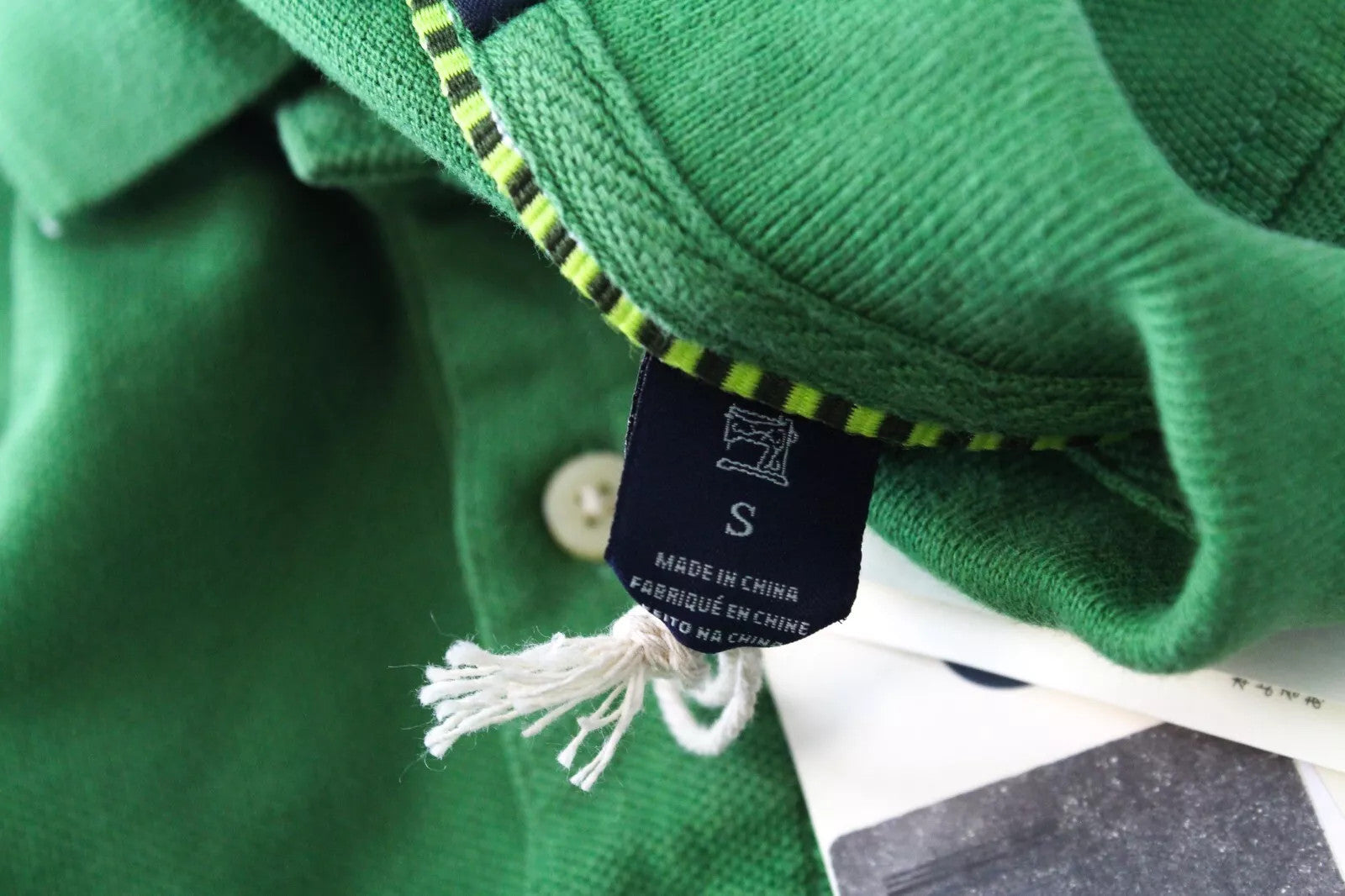 SCOTCH & SODA Men's Polo Shirt S Green Short Sleeve Pocket Collared T-Shirt