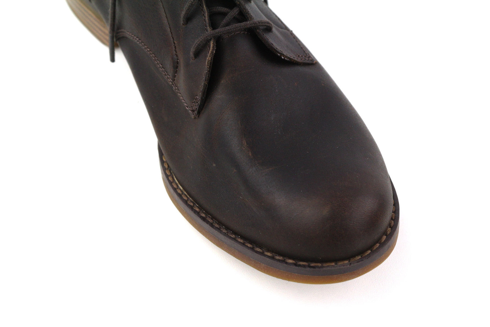 TIMBERLAND A23FH Women Boots EU41.5/42 Brown Leather Ankle Top Lace Up ReBOTL