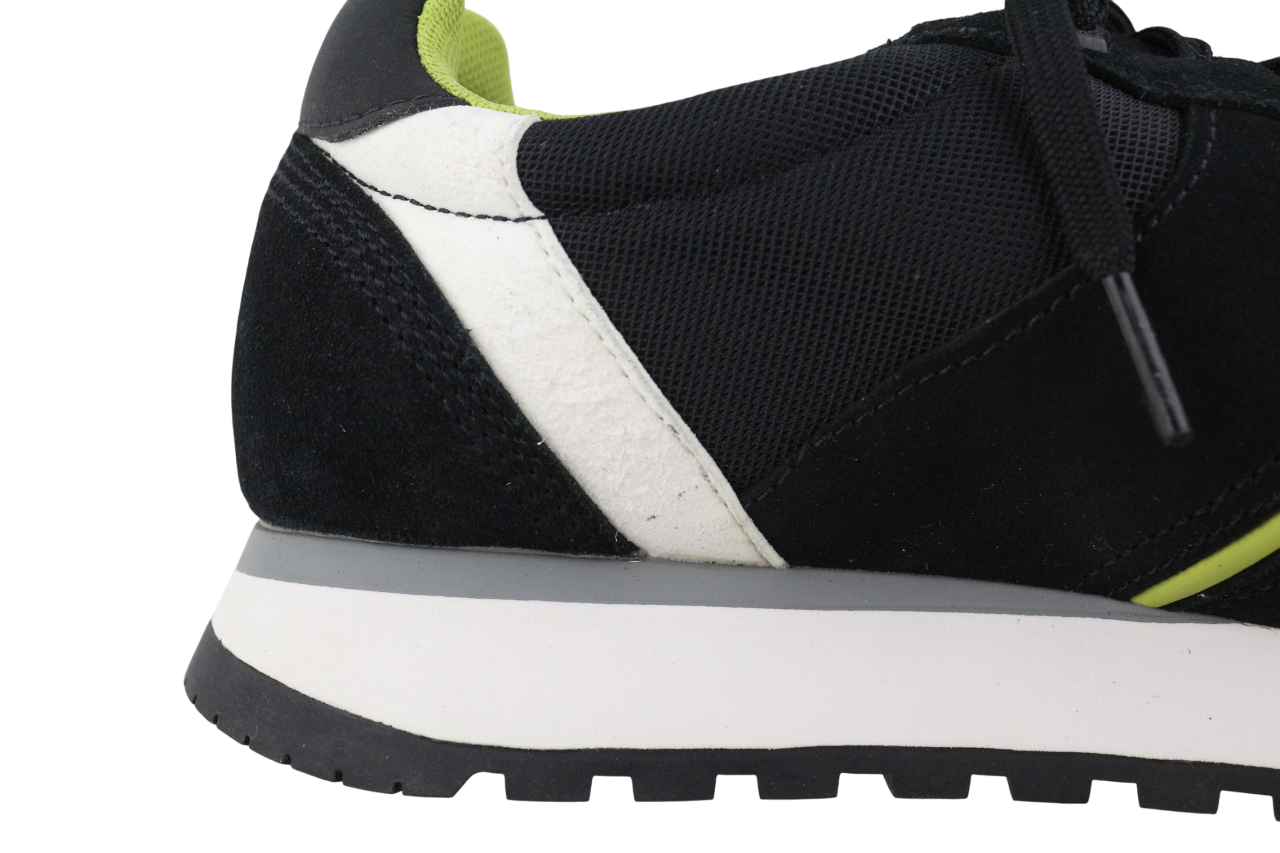 TIMBERLAND A25SB Men Sneakers EU43/44 Black Leather Low Top Lace Up ReBOTL