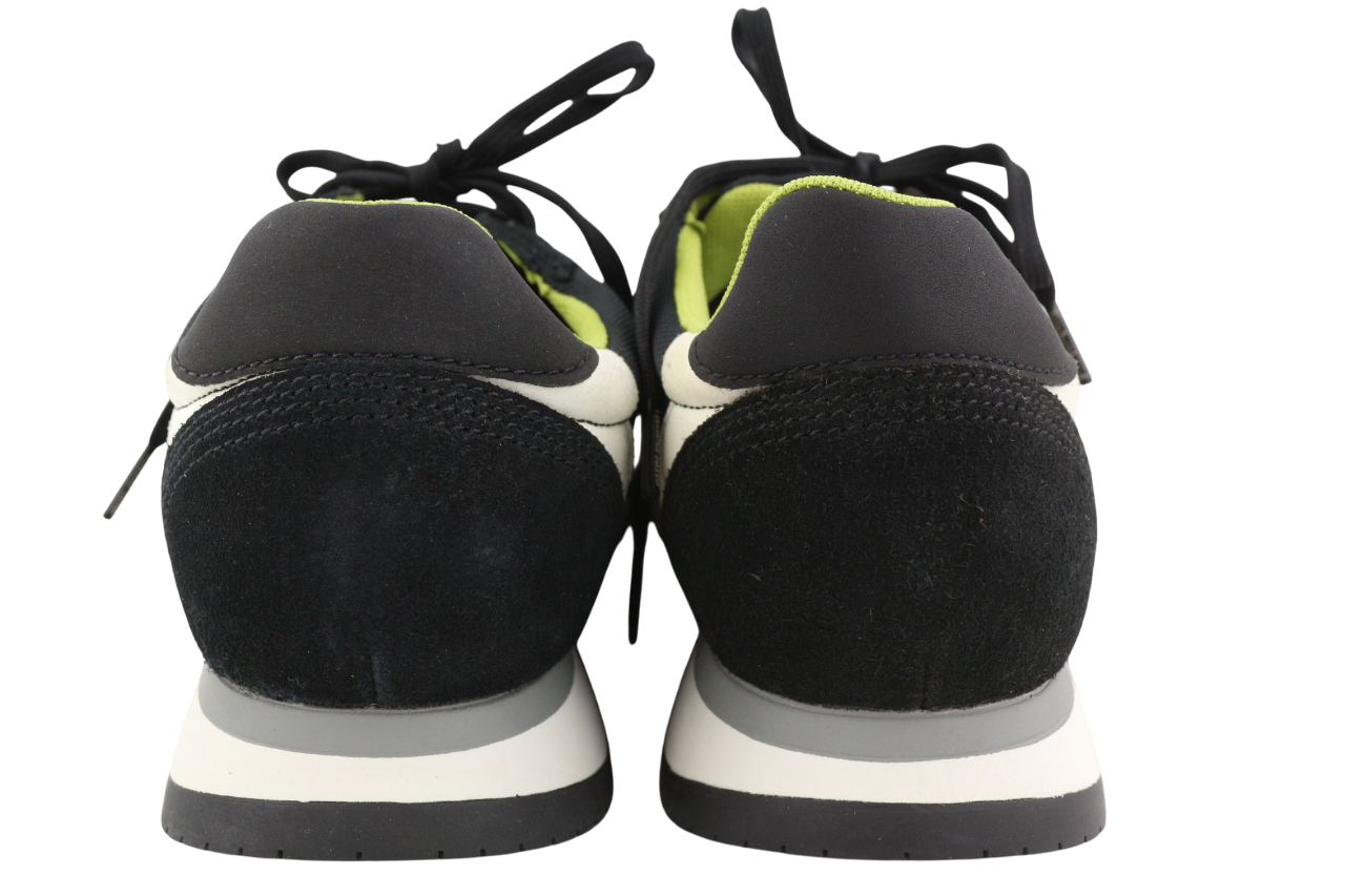 TIMBERLAND A25SB Men Sneakers EU43/44 Black Leather Low Top Lace Up ReBOTL