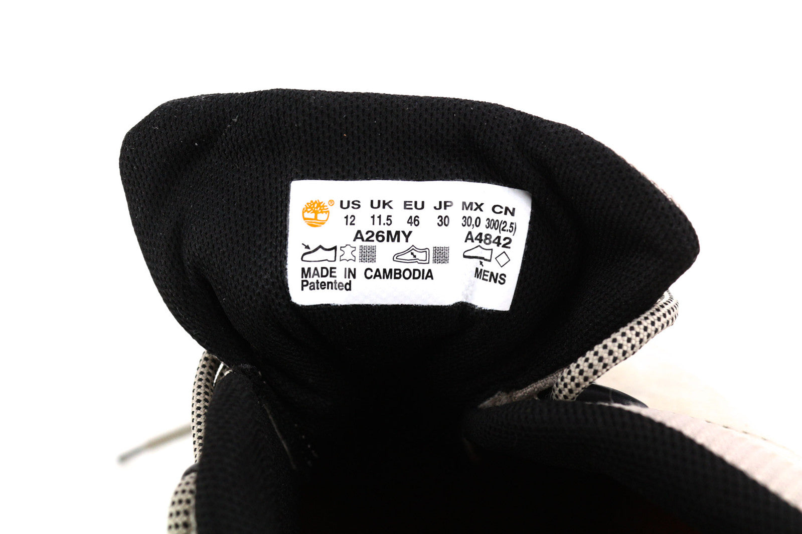 TIMBERLAND A26MY Men Sneakers EU45/46 Grey Leather Low Top Lace ReBOTL