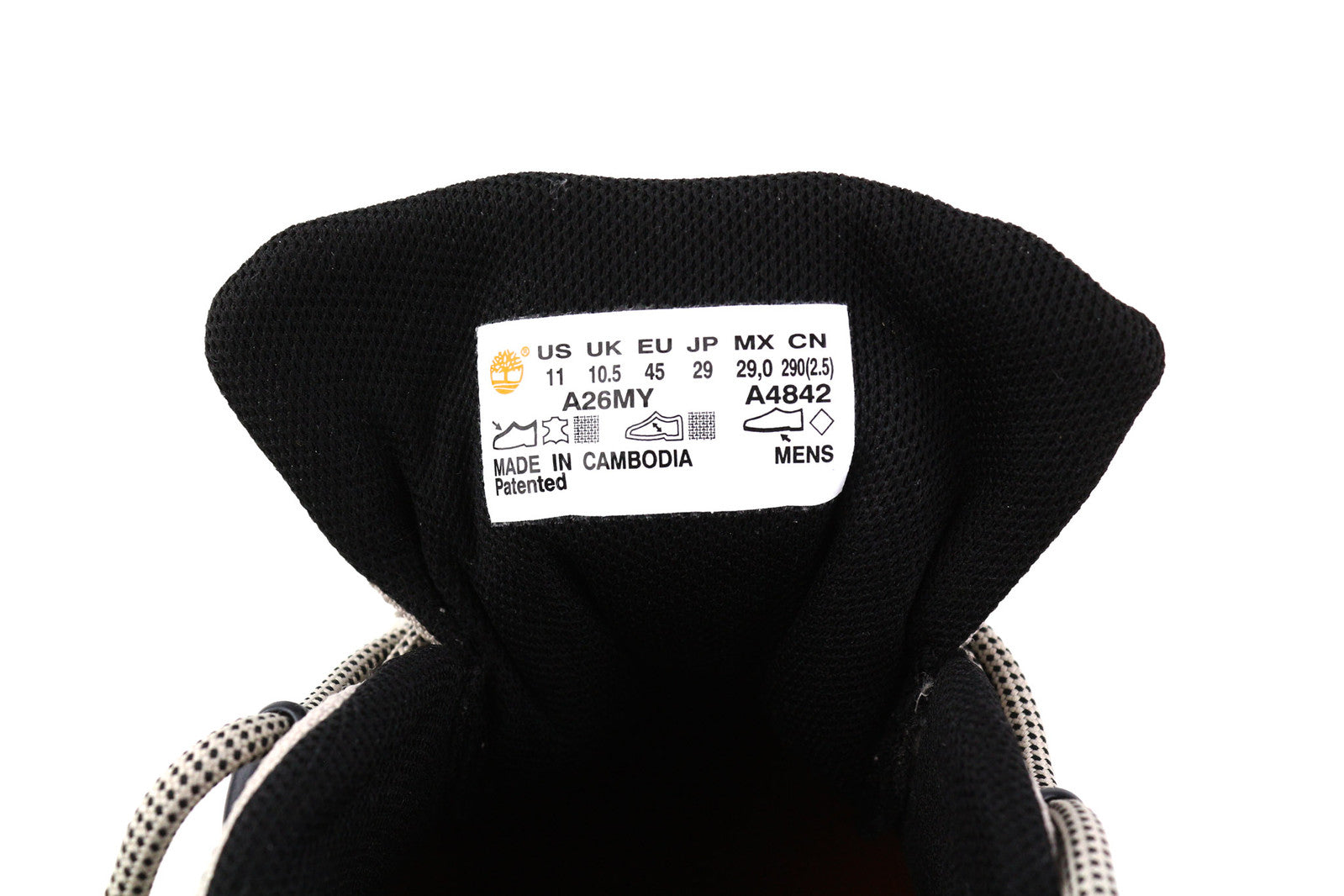 TIMBERLAND A26MY Men Sneakers EU45/46 Grey Leather Low Top Lace ReBOTL