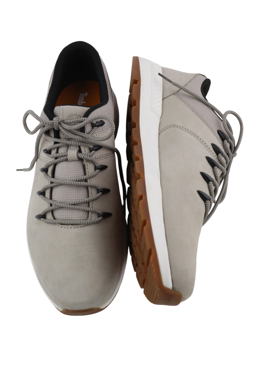 TIMBERLAND A26MY Men Sneakers EU45/46 Grey Leather Low Top Lace ReBOTL