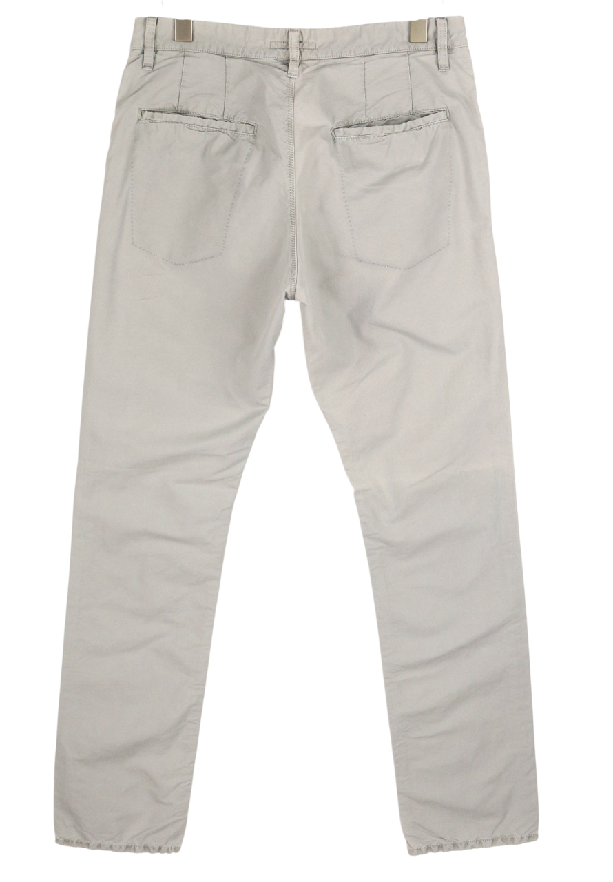 NUDIE JEANS Khaki Regular Men Trousers W32/L34 Organic Moon Dust Chino Buttoned