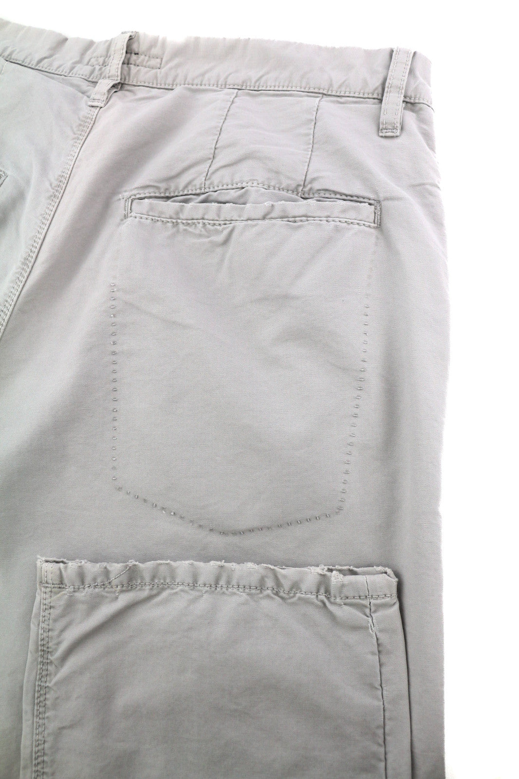 NUDIE JEANS Khaki Regular Men Trousers W32/L34 Organic Moon Dust Chino Buttoned