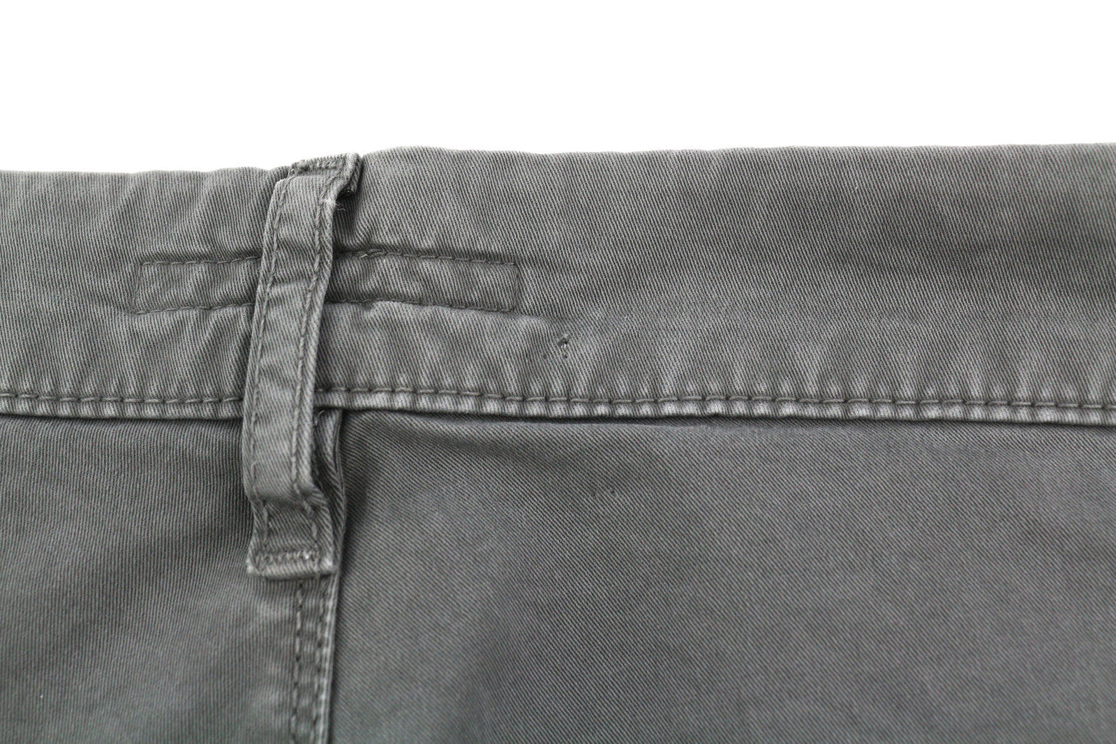 NUDIE JEANS Khaki Slim Men Trousers W29/L32 Shadow Wash Organic Zipper Chino Mid