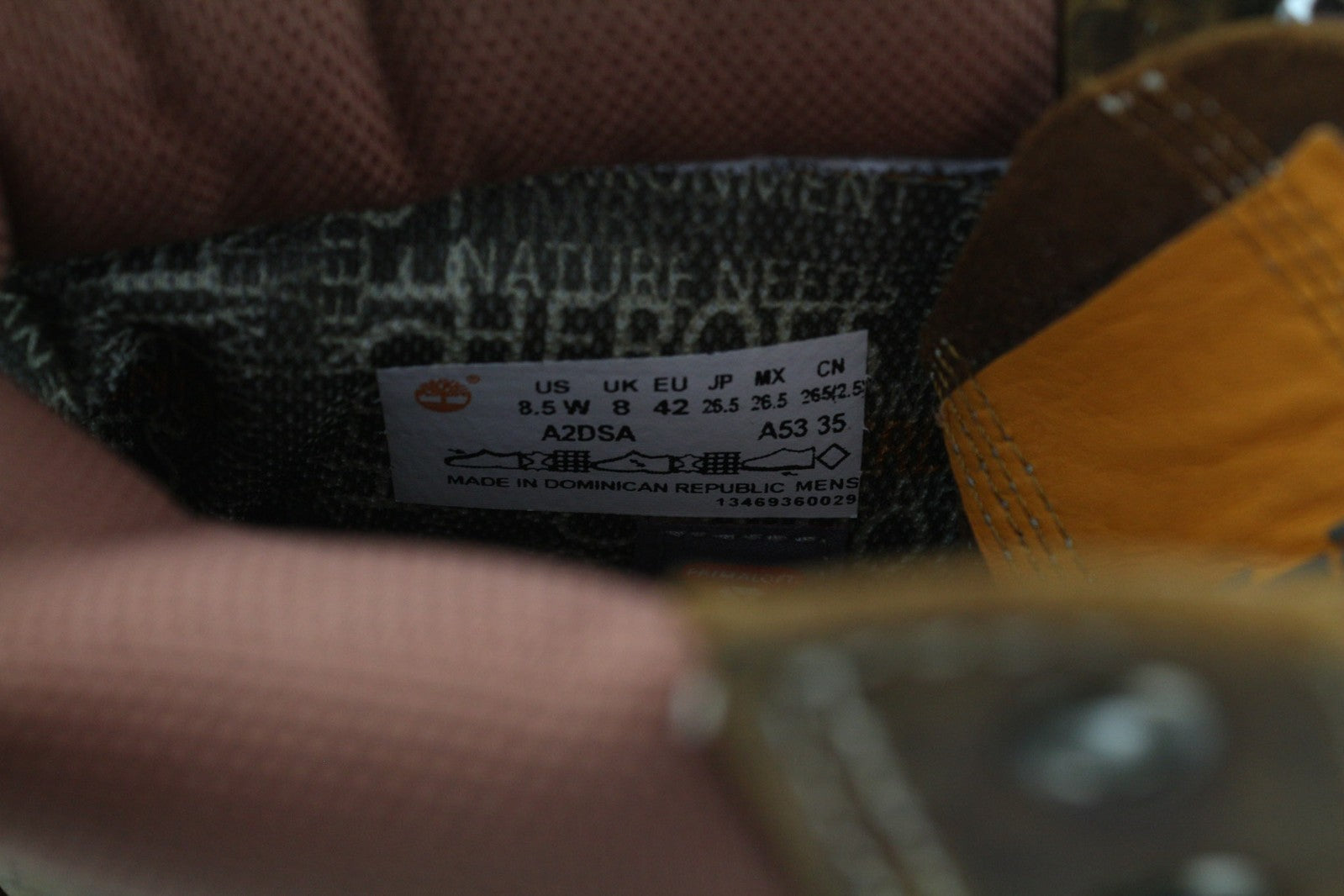 TIMBERLAND A2DSA Men Boots EU42/43 Brown Leather Ankle Top Primaloft 400 Gram