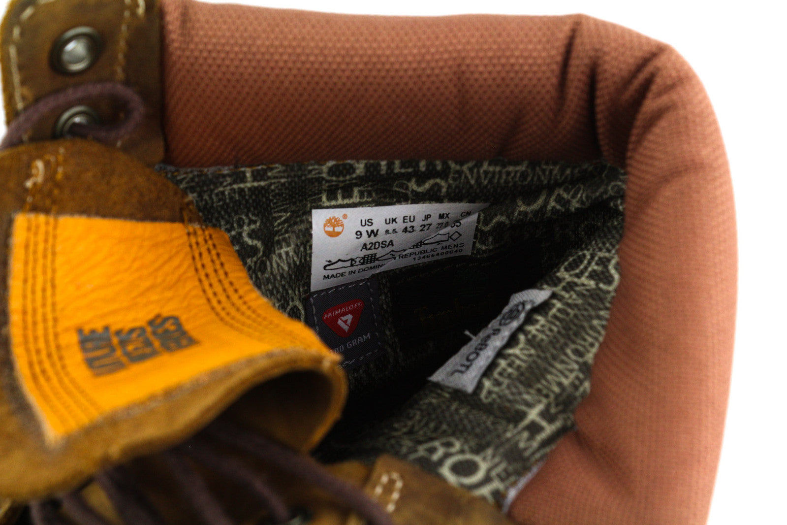 TIMBERLAND A2DSA Men Boots EU42/43 Brown Leather Ankle Top Primaloft 400 Gram