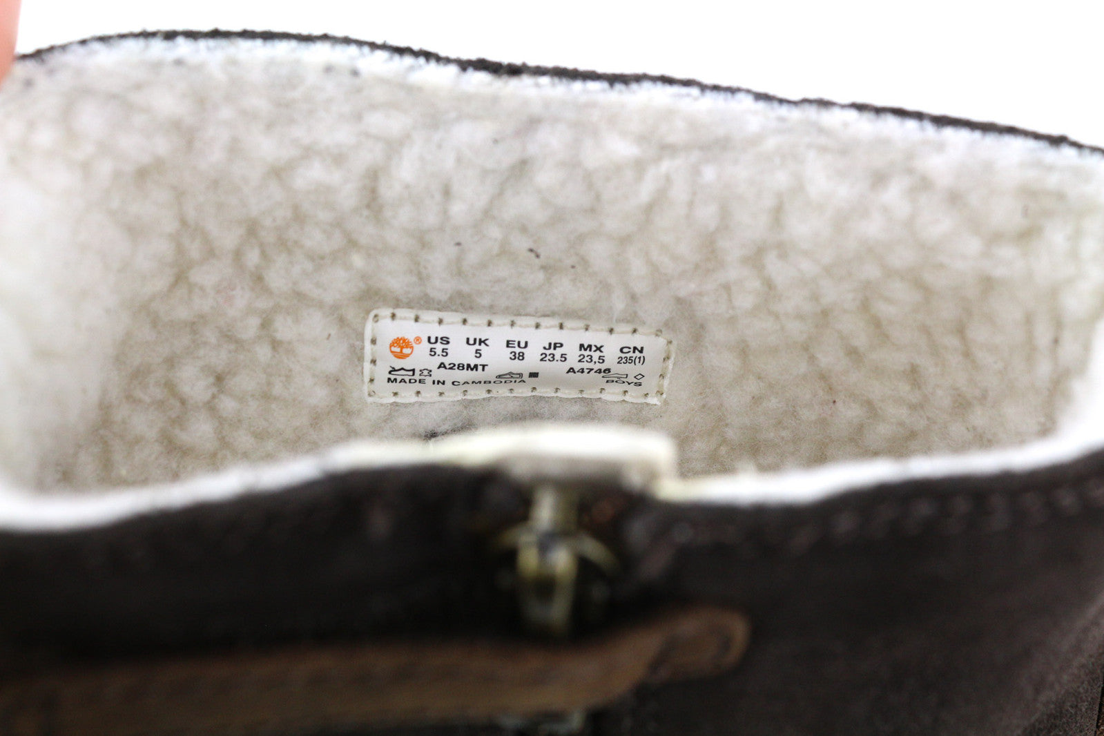 TIMBERLAND A28MT Boy Winter Boots EU37/38 Leather Defender Repellent Systems