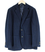 SUITSUPPLY Havana Patch HL Men's Flannel Wool Linen Blazer UK44R Slim