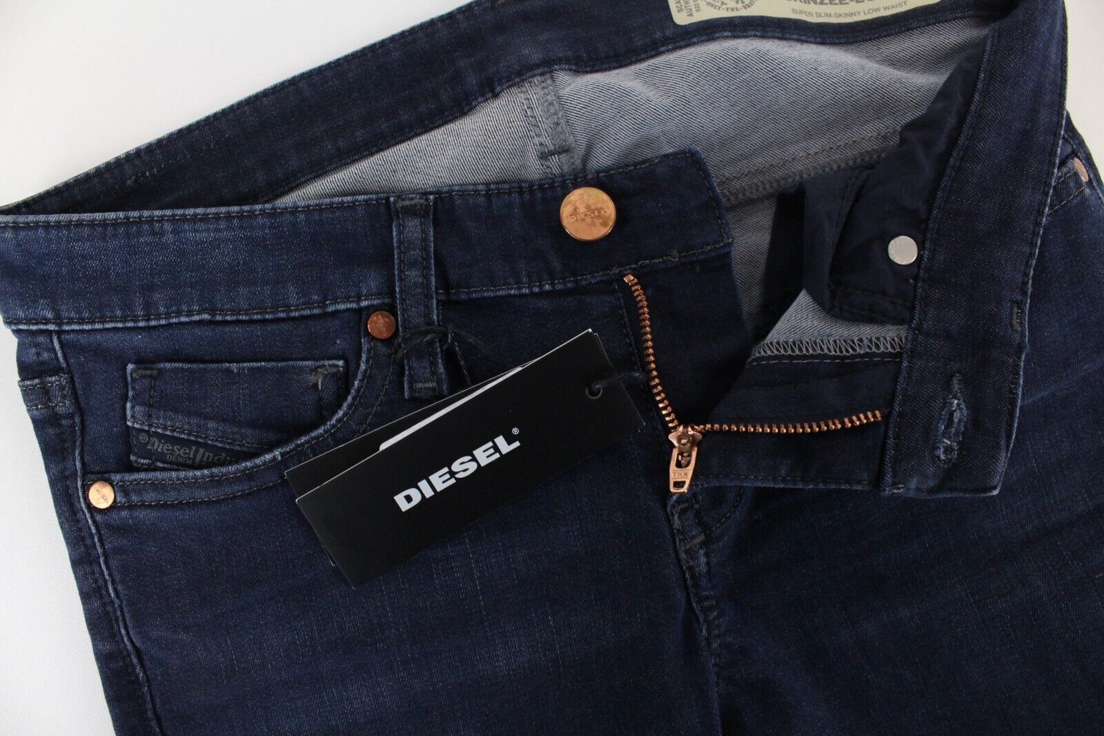 DIESEL Skinzee-Low-S 0681G Women's Super Slim Stretch Jeans W26/L30