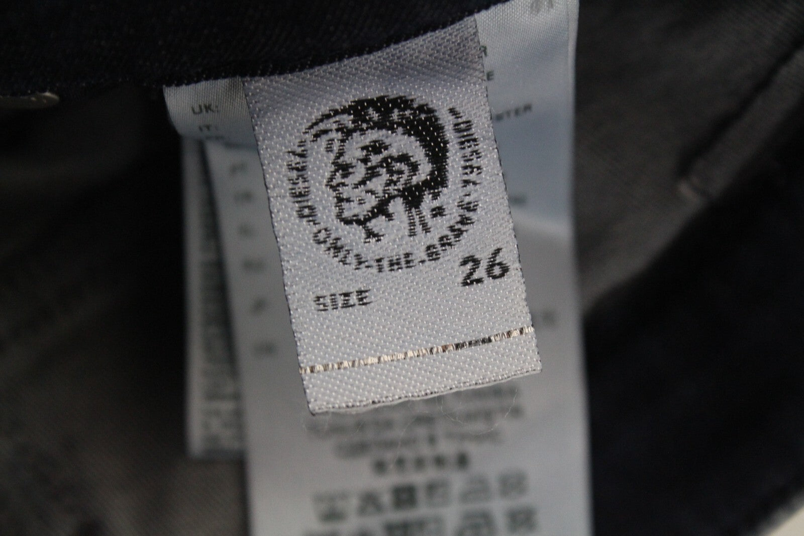 DIESEL Skinzee-Low-S 0681G Women's Super Slim Stretch Jeans W26/L30