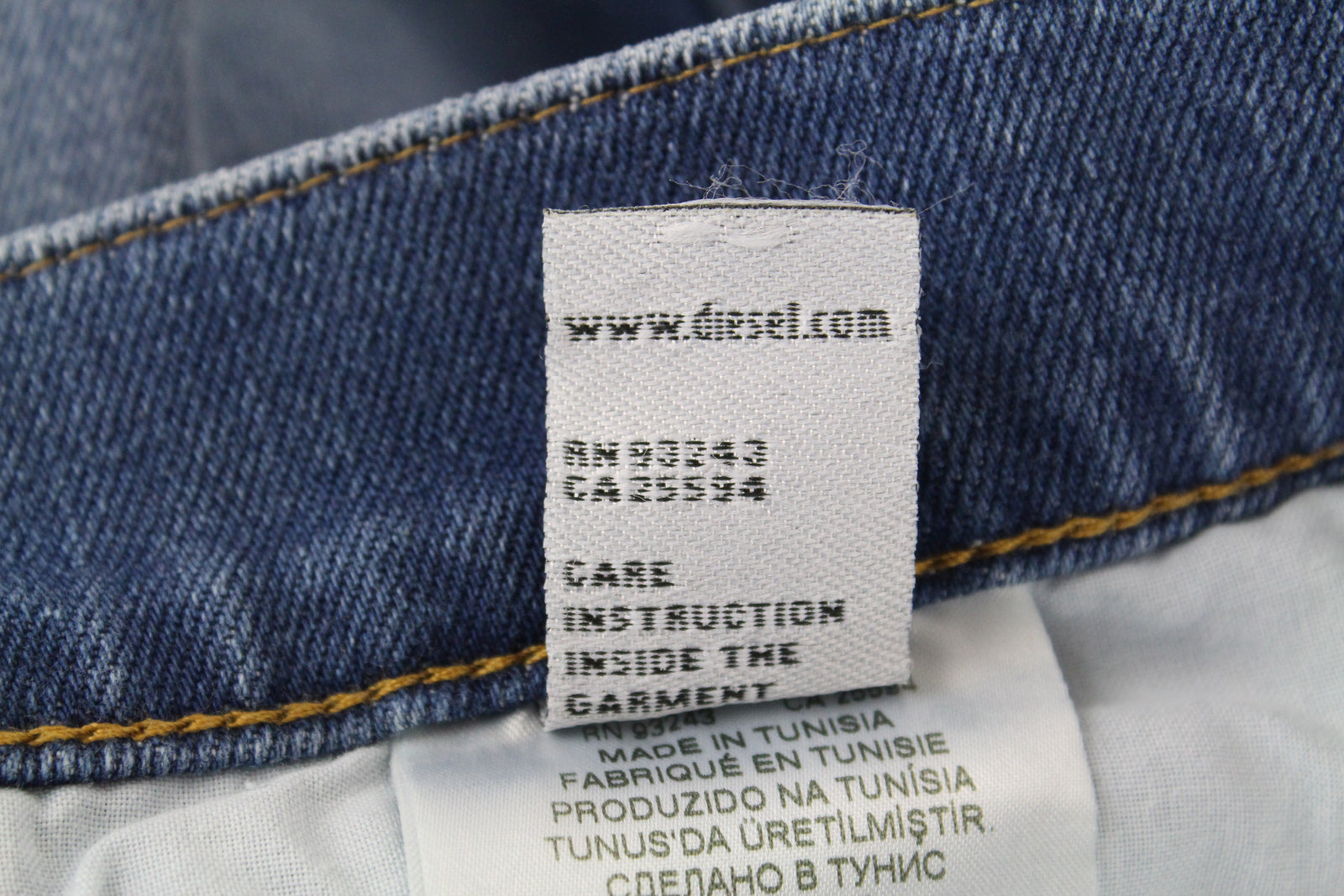 DIESEL Tepphar-X R8XA3 Men's Blue Slim Carrot Stretch Jeans W28/L34 Button-Fly