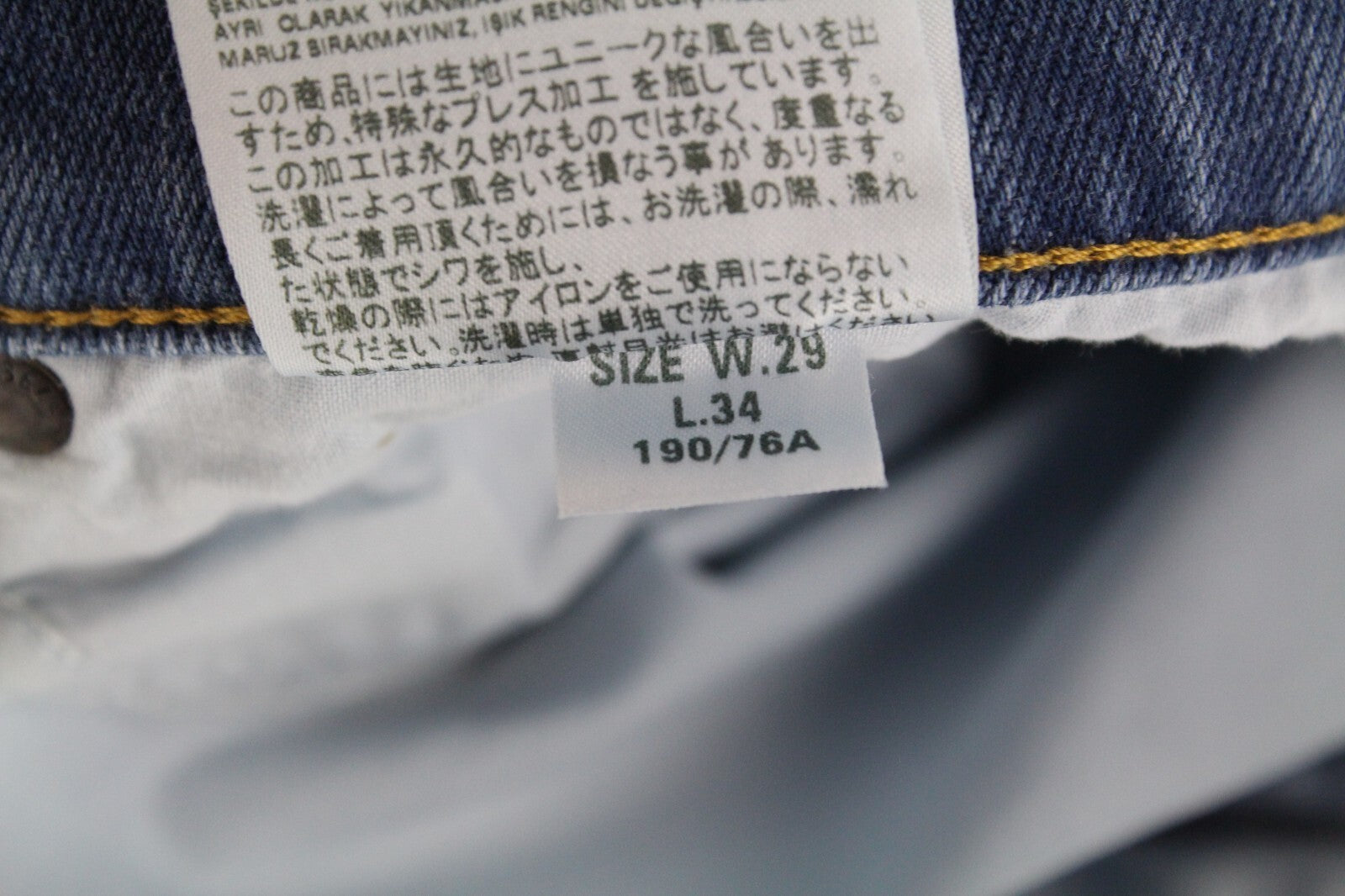 DIESEL Tepphar-X R8XA3 Men's Blue Slim Carrot Stretch Jeans W29/L34 Buttoned