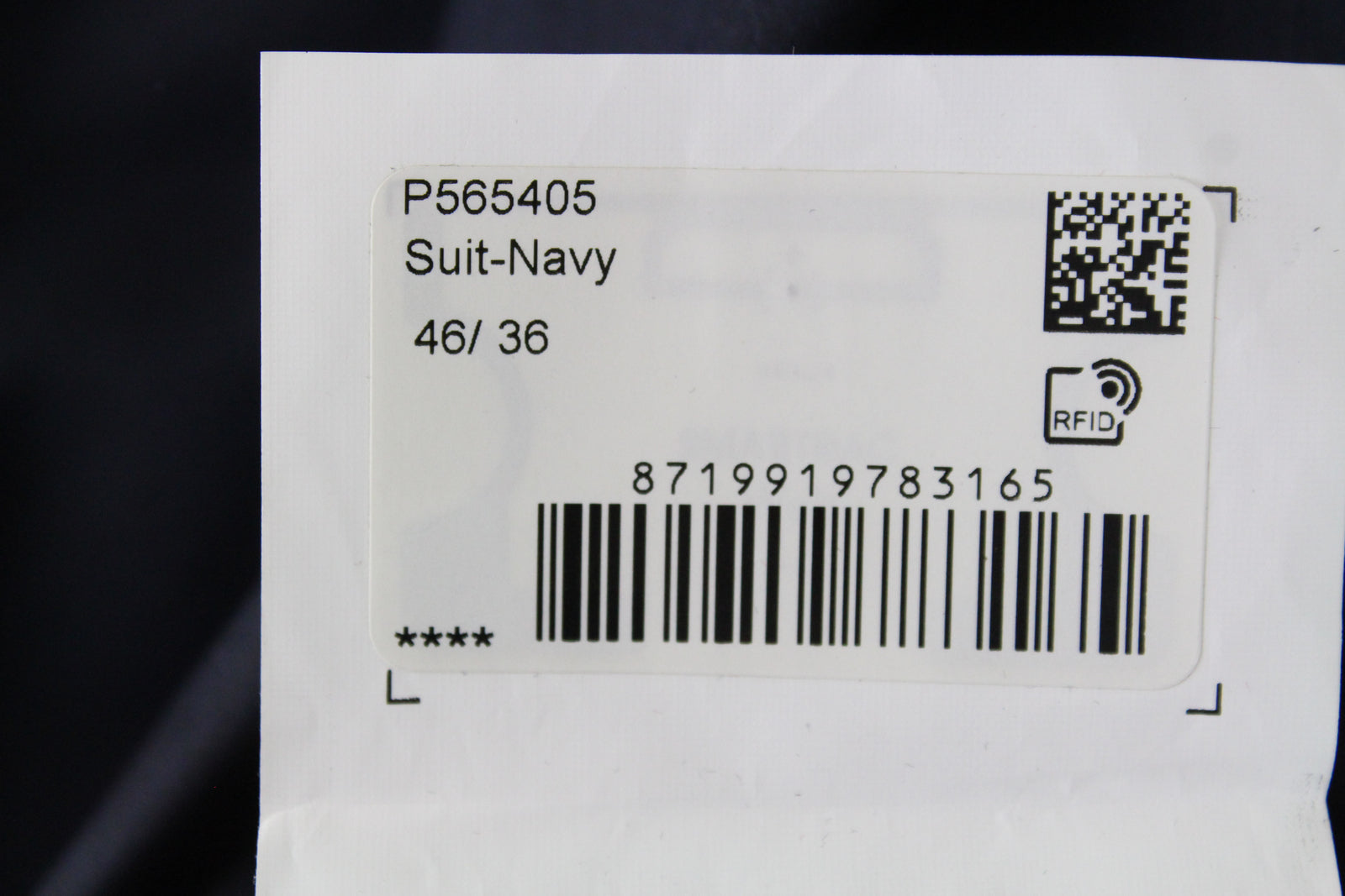 SUITSUPPLY Havana Men's Blue Suit UK36R 2-Piece Unlined Wool Mulberry Silk