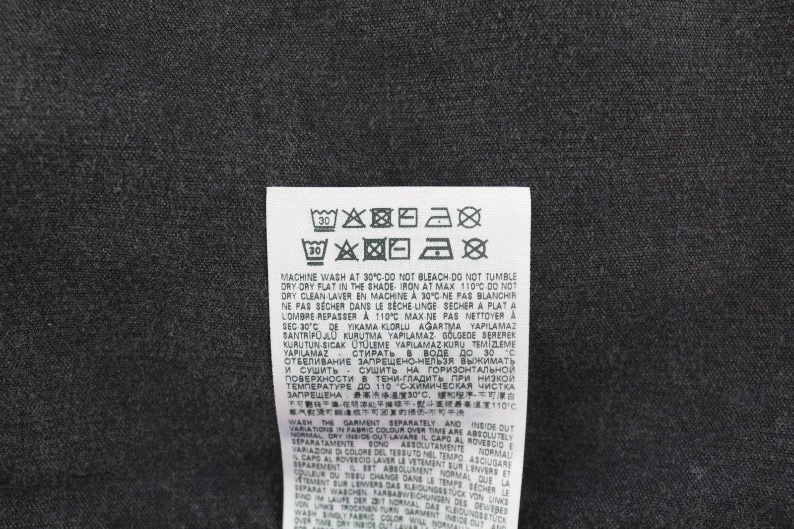 DIESEL S-Bun-Cord Men Shirt L Washed Black Corduroy Thick Spread Snap RRP€175