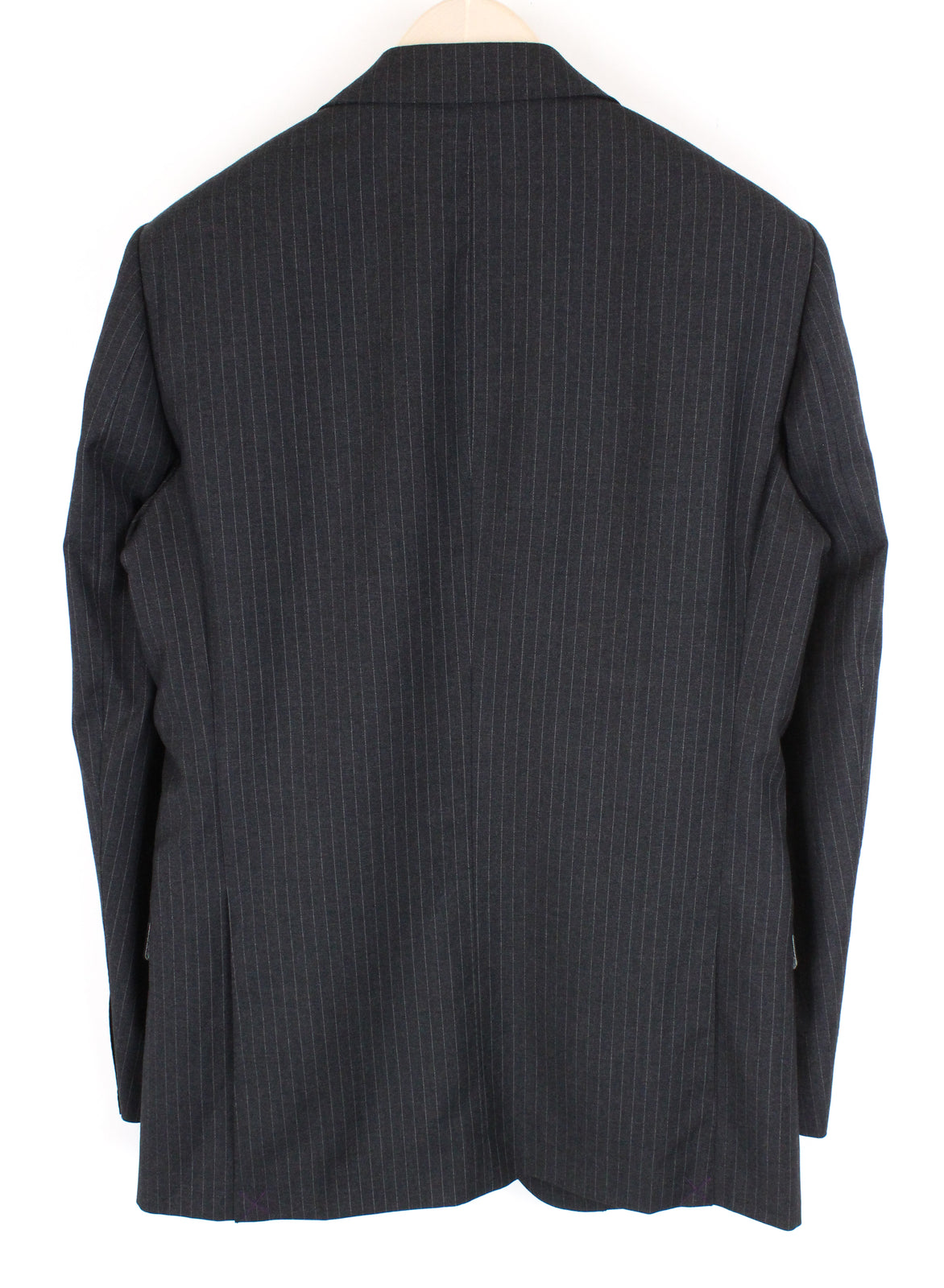 SUITSUPPLY Lazio Men's Striped Wool Suit UK40L 2-Piece Slim Cut Blazer Waistcoat