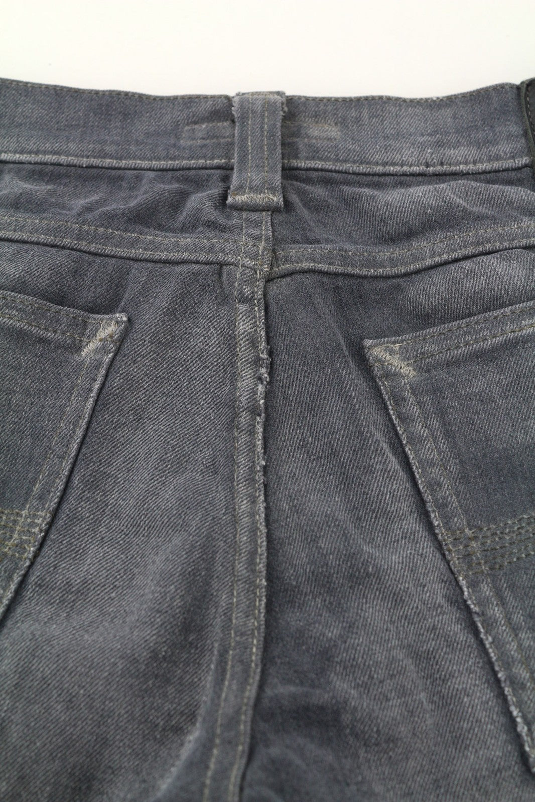 NUDIE JEANS Tight Long John Men Jeans W30/L34 Organic Charcoal Slim Fit Zipper