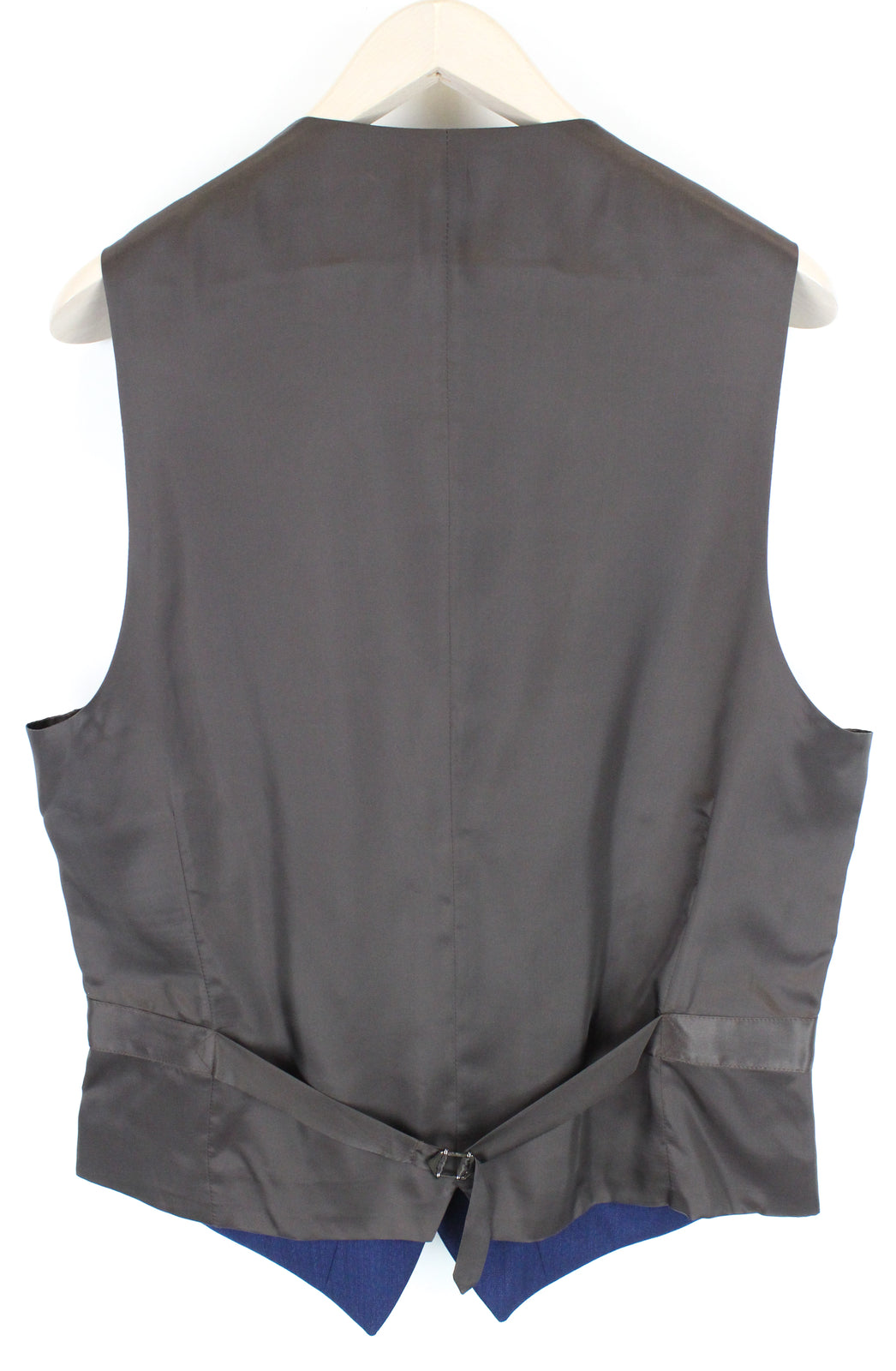 SUITSUPPLY Lazio Men's Blue Wool Suit UK42L 2-Piece Blazer Waistcoat Slim Cut