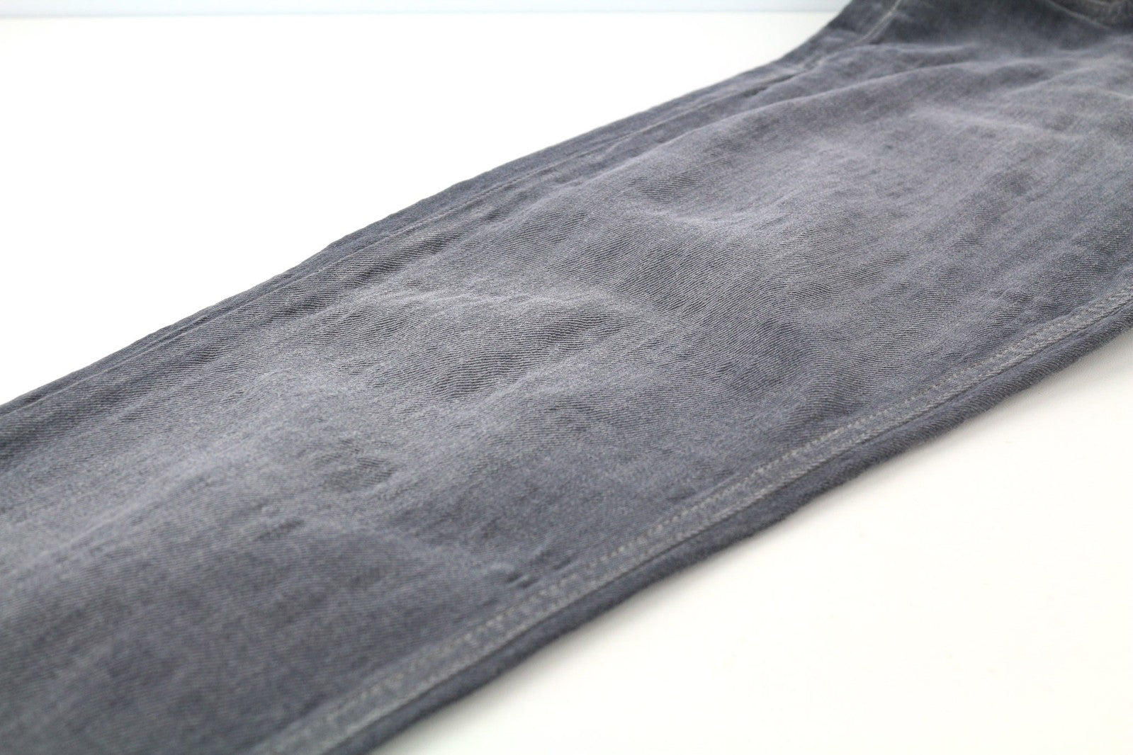 NUDIE JEANS Tight Long John Men Jeans W31/L34 Organic Charcoal Slim Leg Zipper