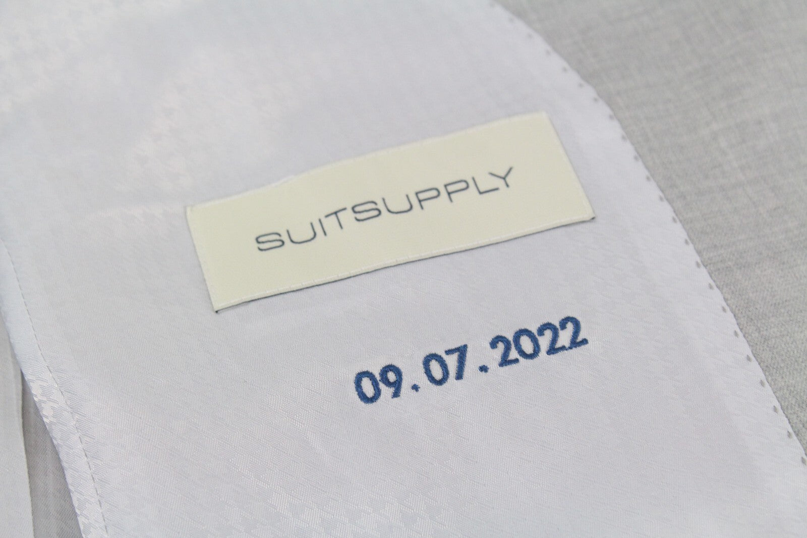 SUITSUPPLY La Spalla Men's Grey Melange Wool Suit UK36R 2-Piece Notch Lapel