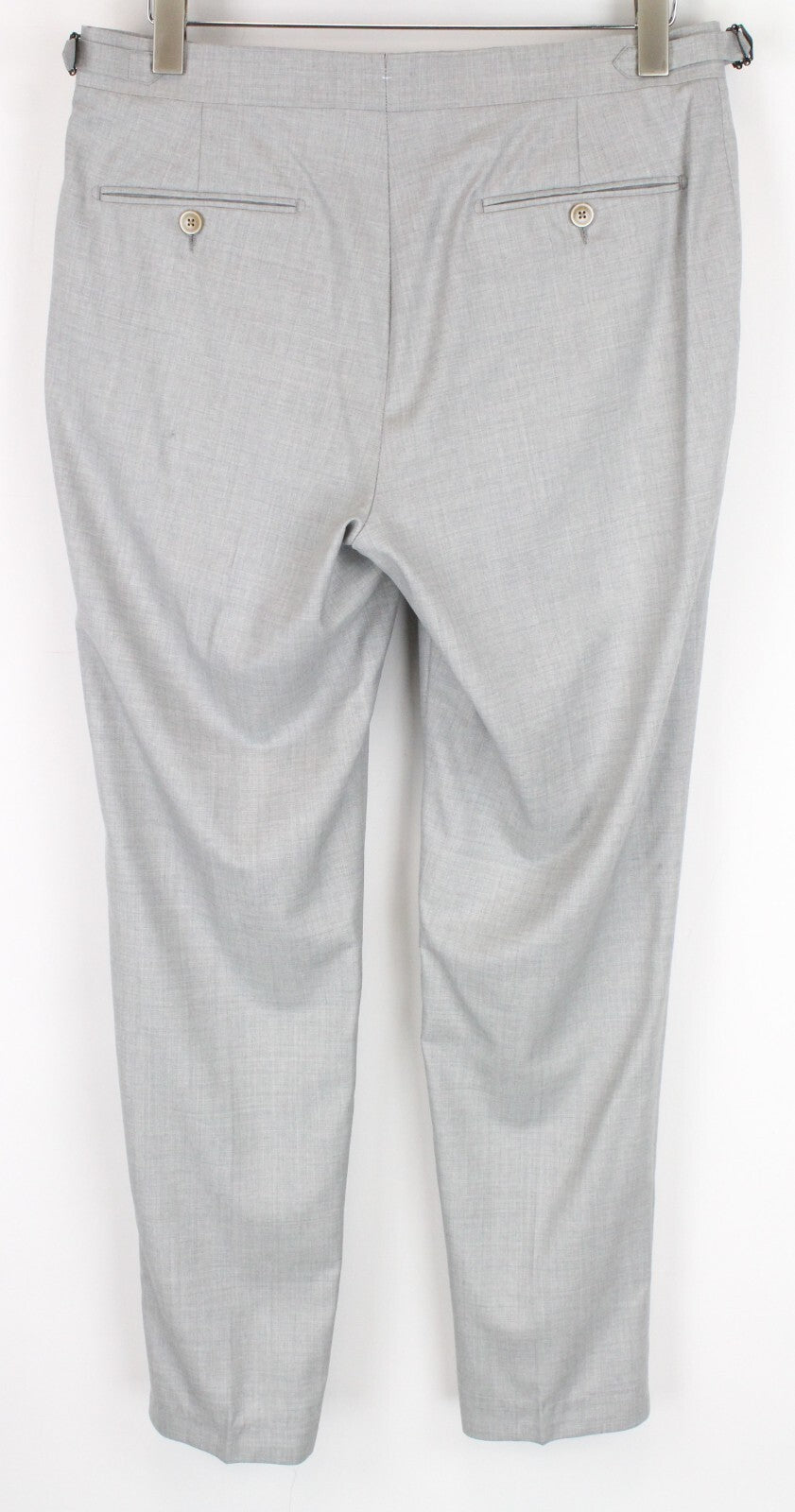 SUITSUPPLY La Spalla Men's Grey Melange Wool Suit UK36R 2-Piece Notch Lapel