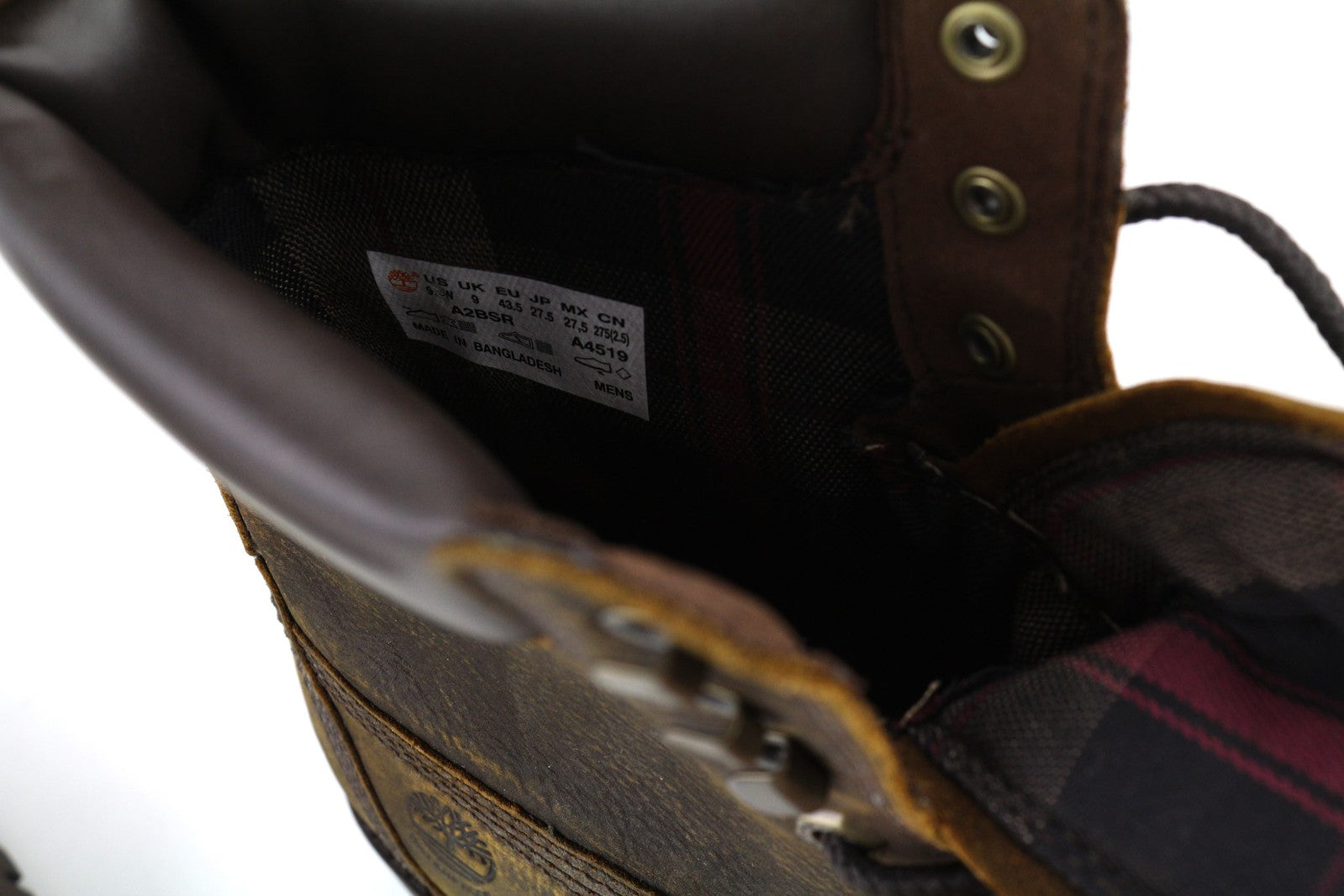 TIMBERLAND A2BSR-A4519 Men Shoes EU43/43.5 Brown Leather Aged Look High-Top