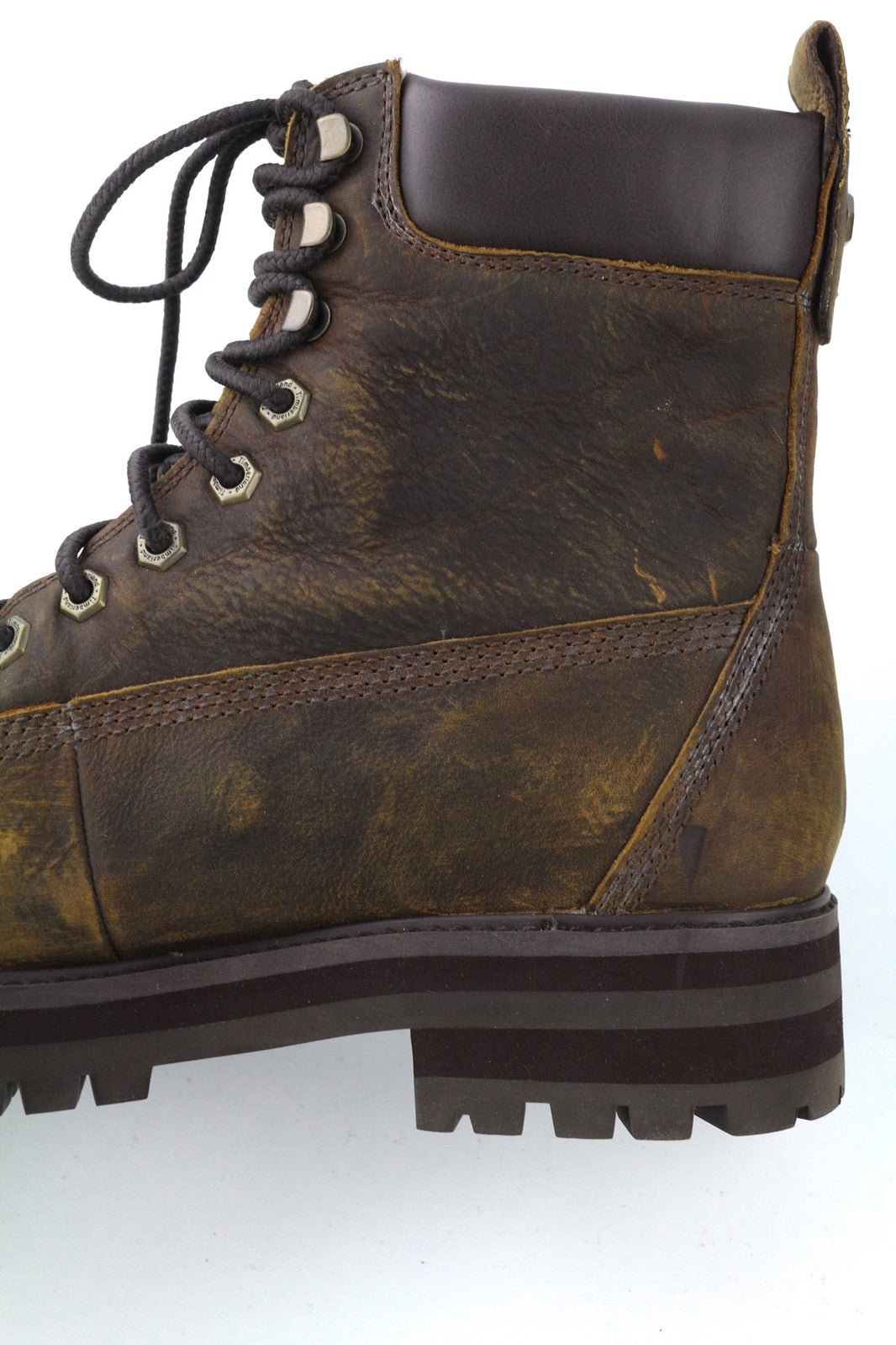 TIMBERLAND A2BSR-A4519 Men Shoes EU43/43.5 Brown Leather Aged Look High-Top