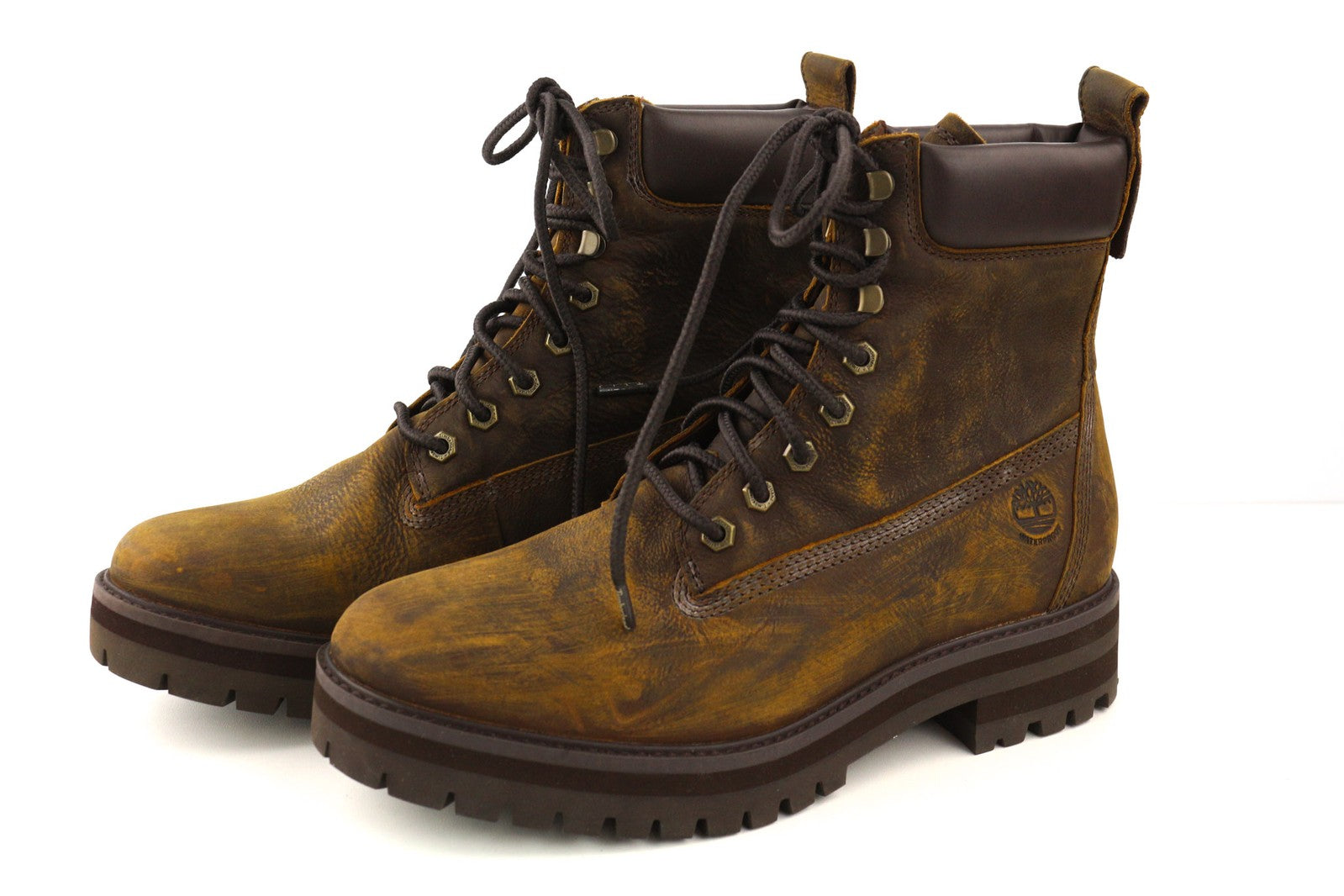 TIMBERLAND A2BSR-A4519 Men Shoes EU43/43.5 Brown Leather Aged Look High-Top