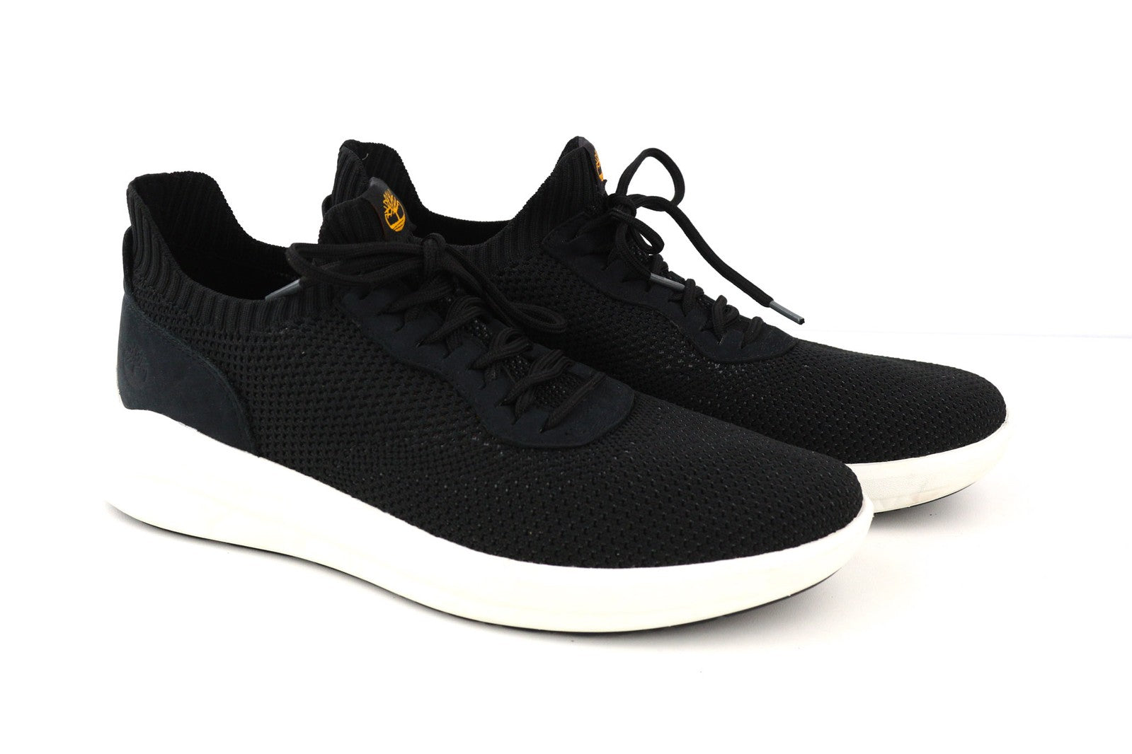 TIMBERLAND A2MP7-A5519 Men Trainers EU43.5/44 Black Leather Textile Sneakers