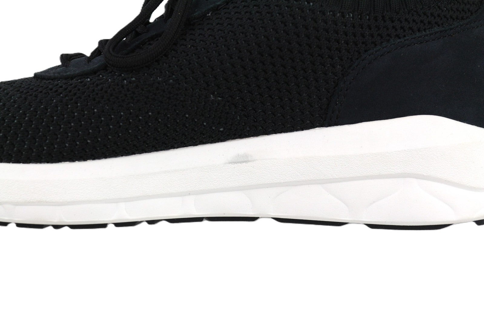 TIMBERLAND A2MP7-A5519 Men Trainers EU43.5/44 Black Leather Textile Sneakers