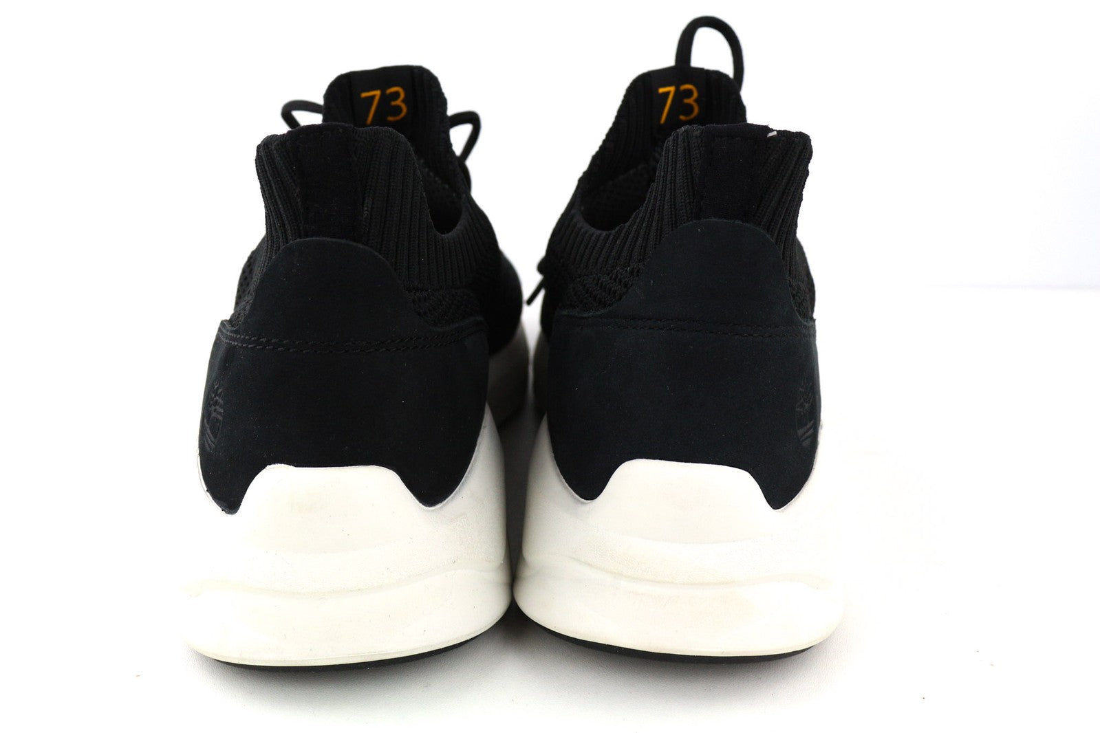 TIMBERLAND A2MP7-A5519 Men Trainers EU43.5/44 Black Leather Textile Sneakers