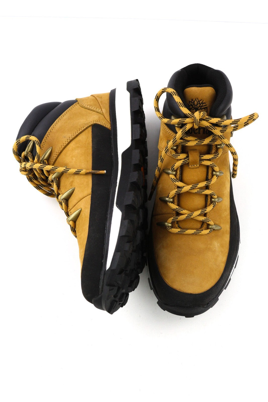 TIMBERLAND A2JEB-A549 Men Shoes EU40/41 Brown Black Leather Sneaker Style