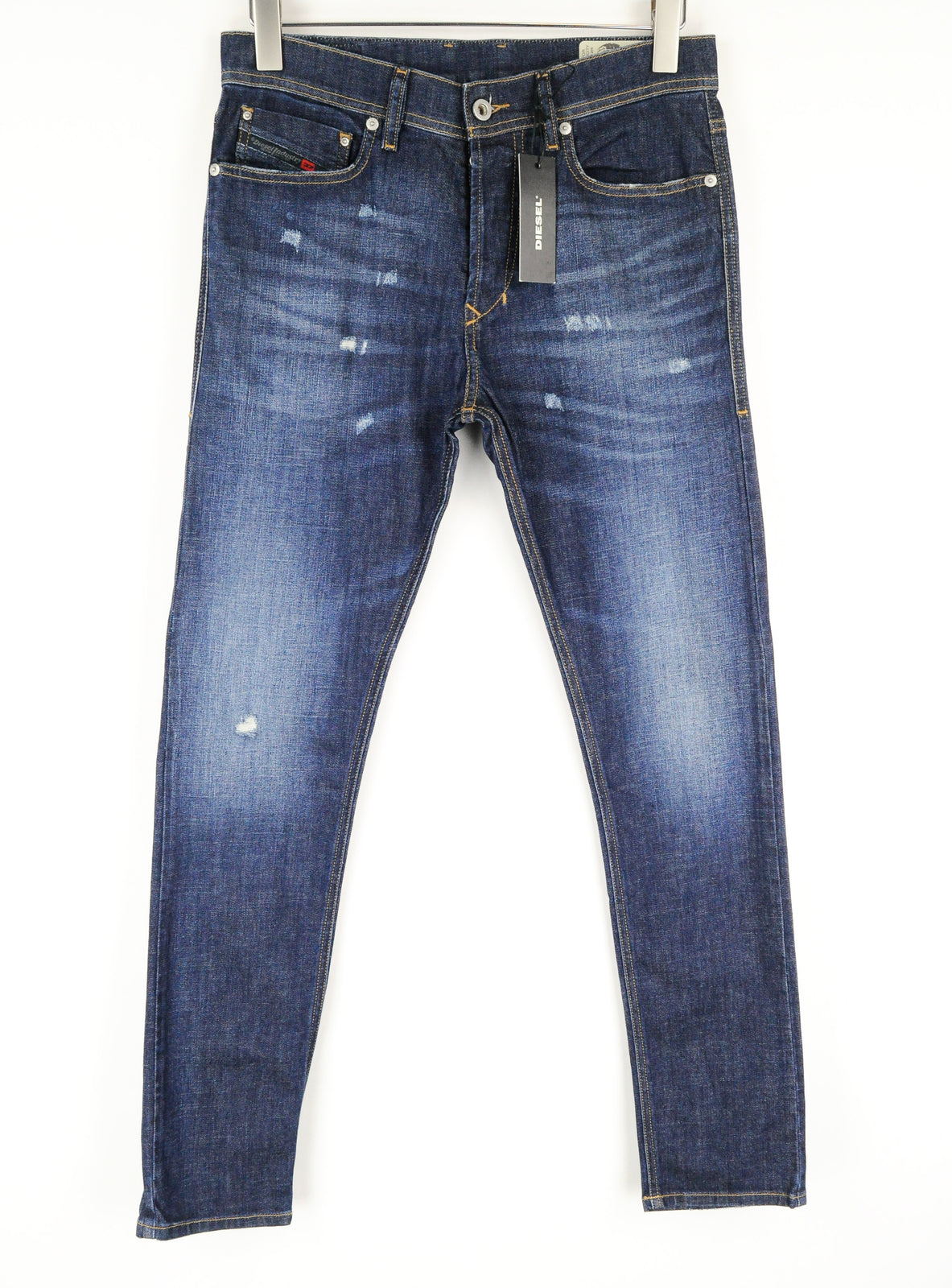 DIESEL Tepphar R7NA8 Men's Blue Slim Carrot Stretch Jeans W28/L30 Cotton