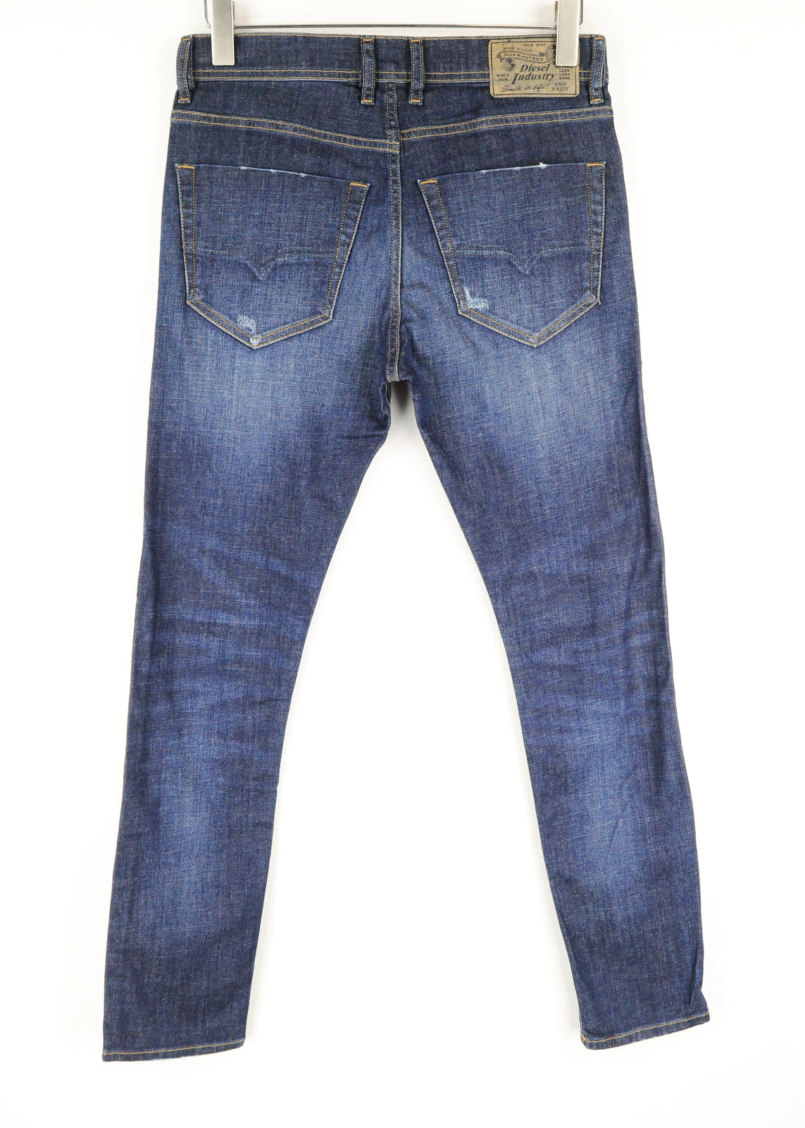DIESEL Tepphar R7NA8 Men's Blue Slim Carrot Stretch Jeans W28/L30 Cotton