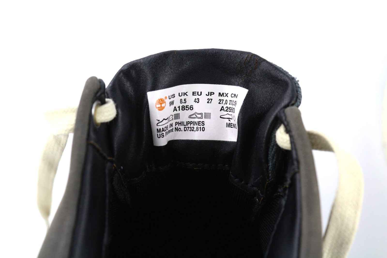 TIMBERLAND A1856-A2550 Men Shoes EU43/44 Navy Blue Leather Low-Top Laced