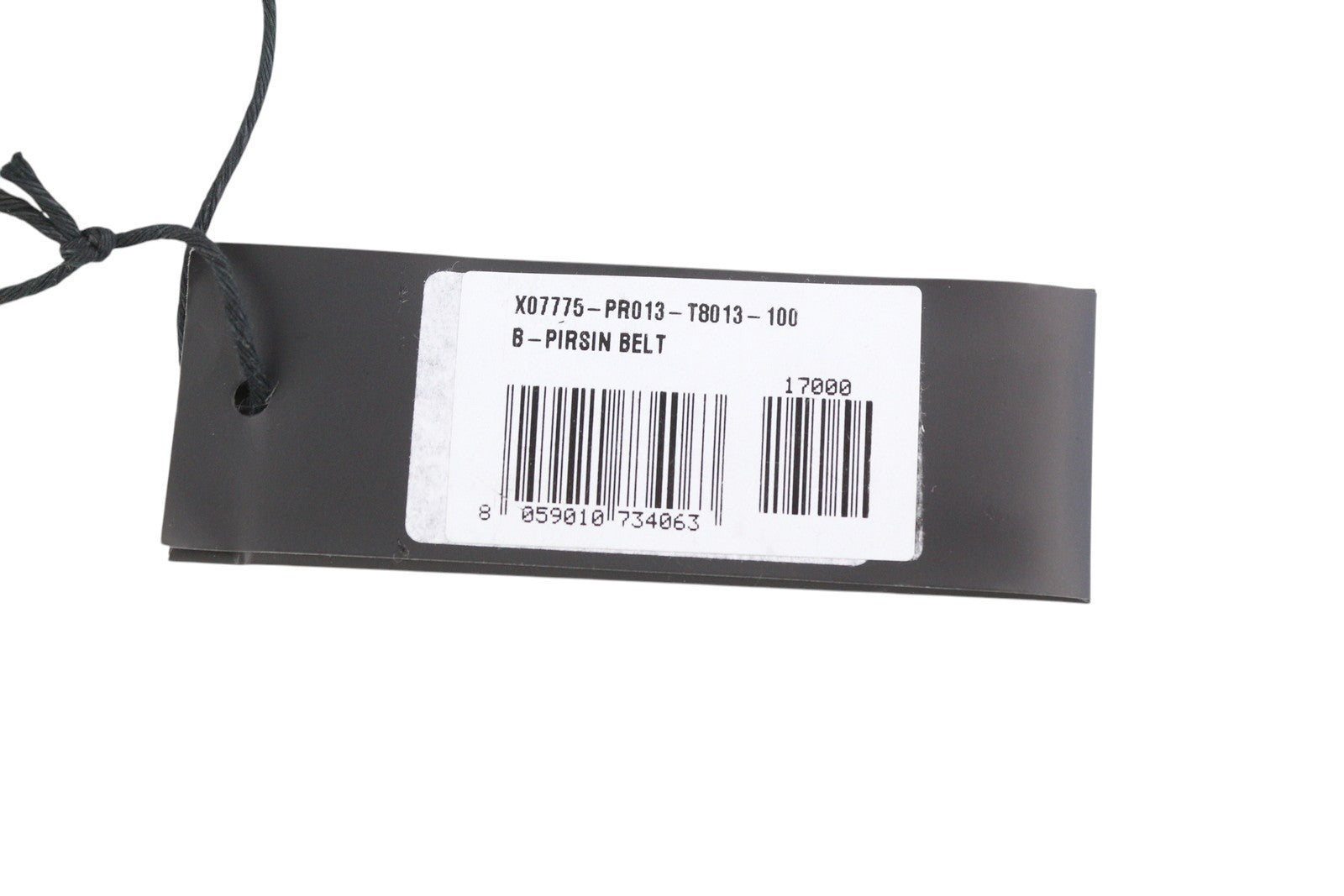 DIESEL B-Pirsin Men Belt 100 CM Black Leather Buckle Closure Leather Casual