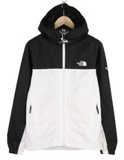 THE NORTH FACE Men Jacket XS Black Full Zip Hooded Lightweight Dry Vent White