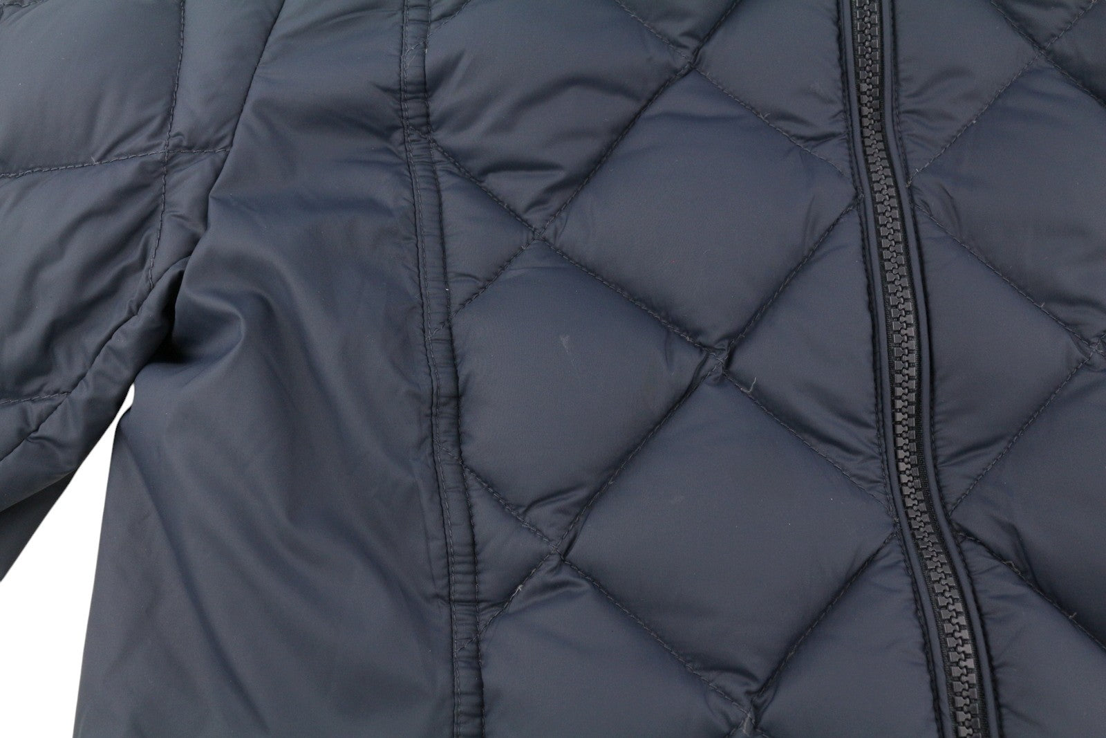 PEAK PERFORMANCE Grace Women Jacket S Dark Blue Down Filled Quilted Puffer Logo