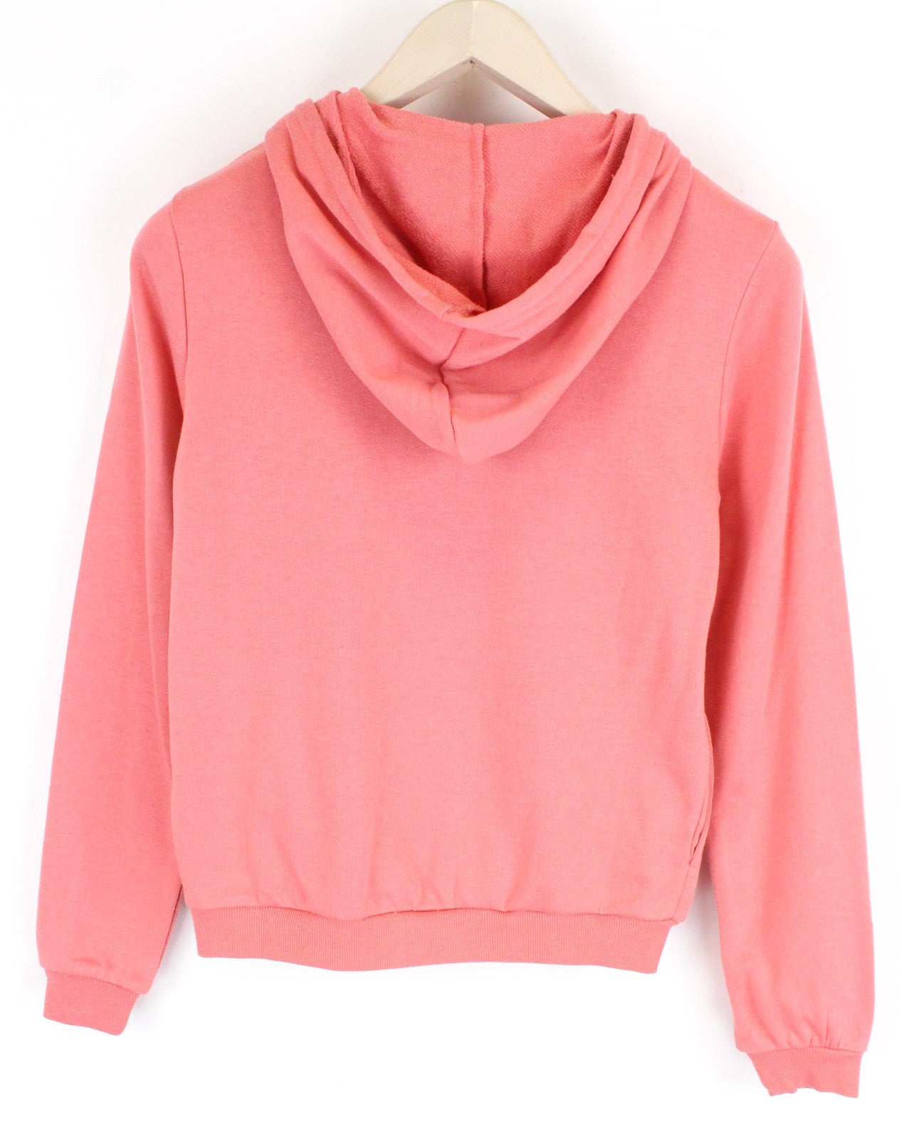 DNN DENIM BLACK OUT Marina Mens Sweatshirt 2XS Pink Cotton Long Sleeved Hoodie