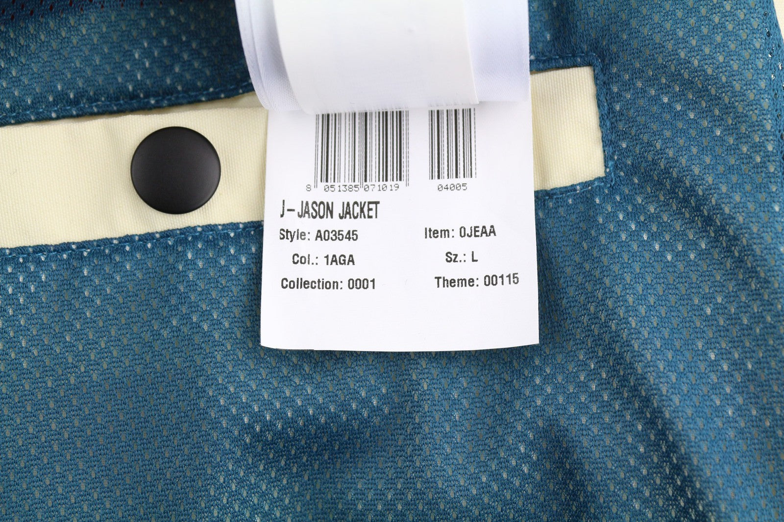 DIESEL J-Jason Mens Jacket L Full Zip Hooded Lined Lightweight Cordura RRP€250